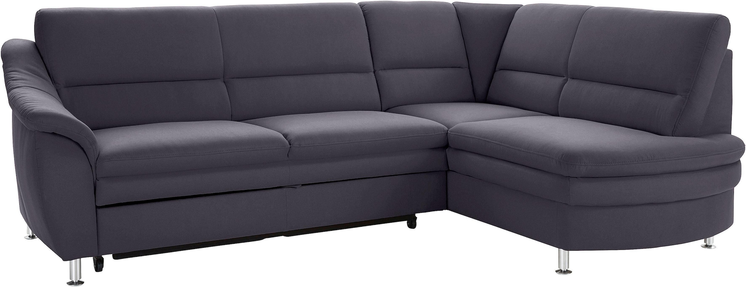sit&more Ecksofa »Cardoso L-Form« mit Federkern, wahlweise mit Bettfunktion und Schubkasten