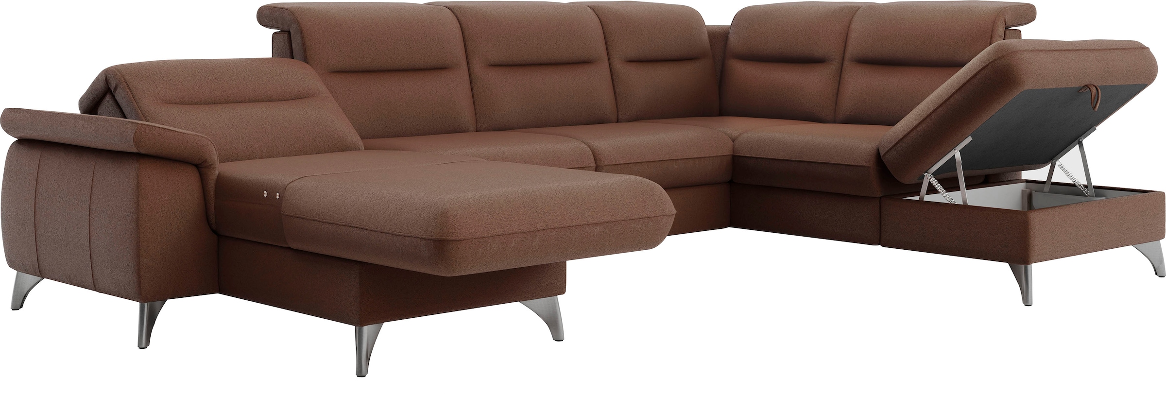 sit&more Wohnlandschaft »Astoria U-Form«, wahlweise mit motorischer Relaxfunktion