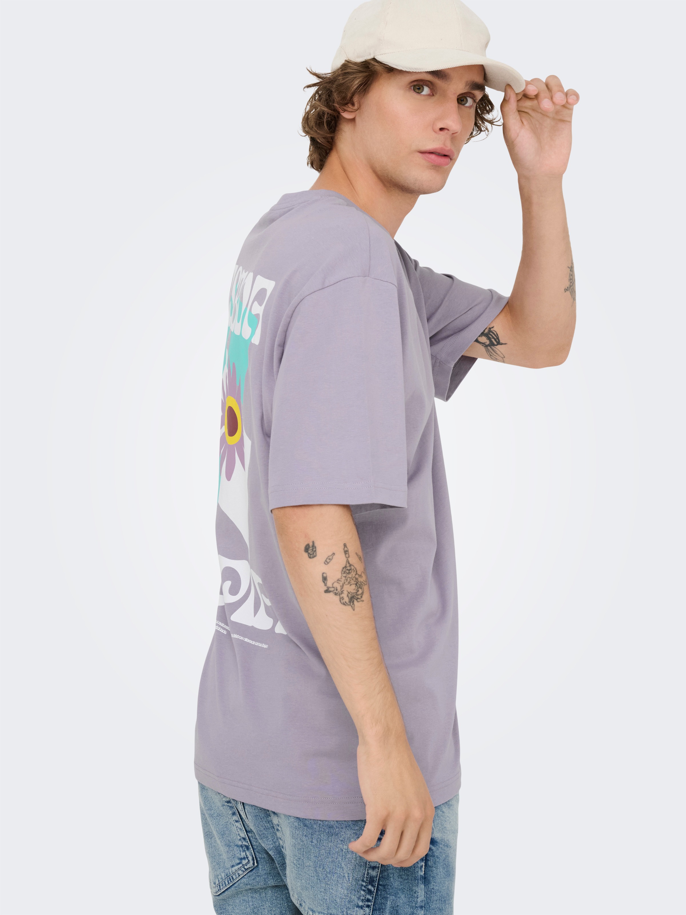 ONLY & SONS T-shirt »ONSFRANK RLX SS TEE NOOS« Baumwolle, relaxed fit