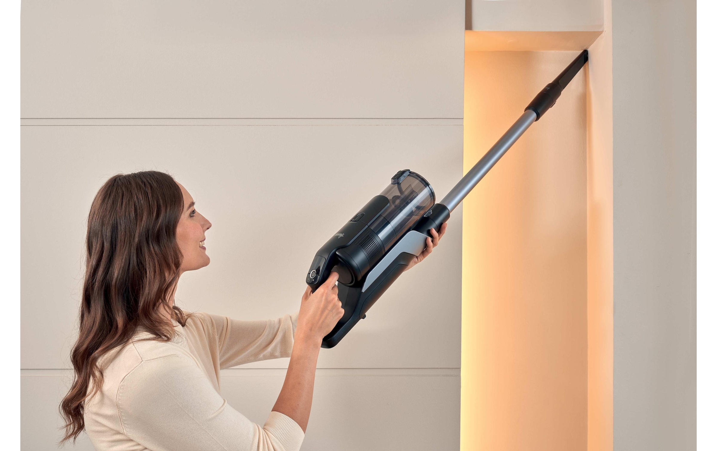Hoover Aspirateur à main et à manche sans fil »HF610H 11« Kabelloser Staubsauger mit intelligenter Bodenerkennung