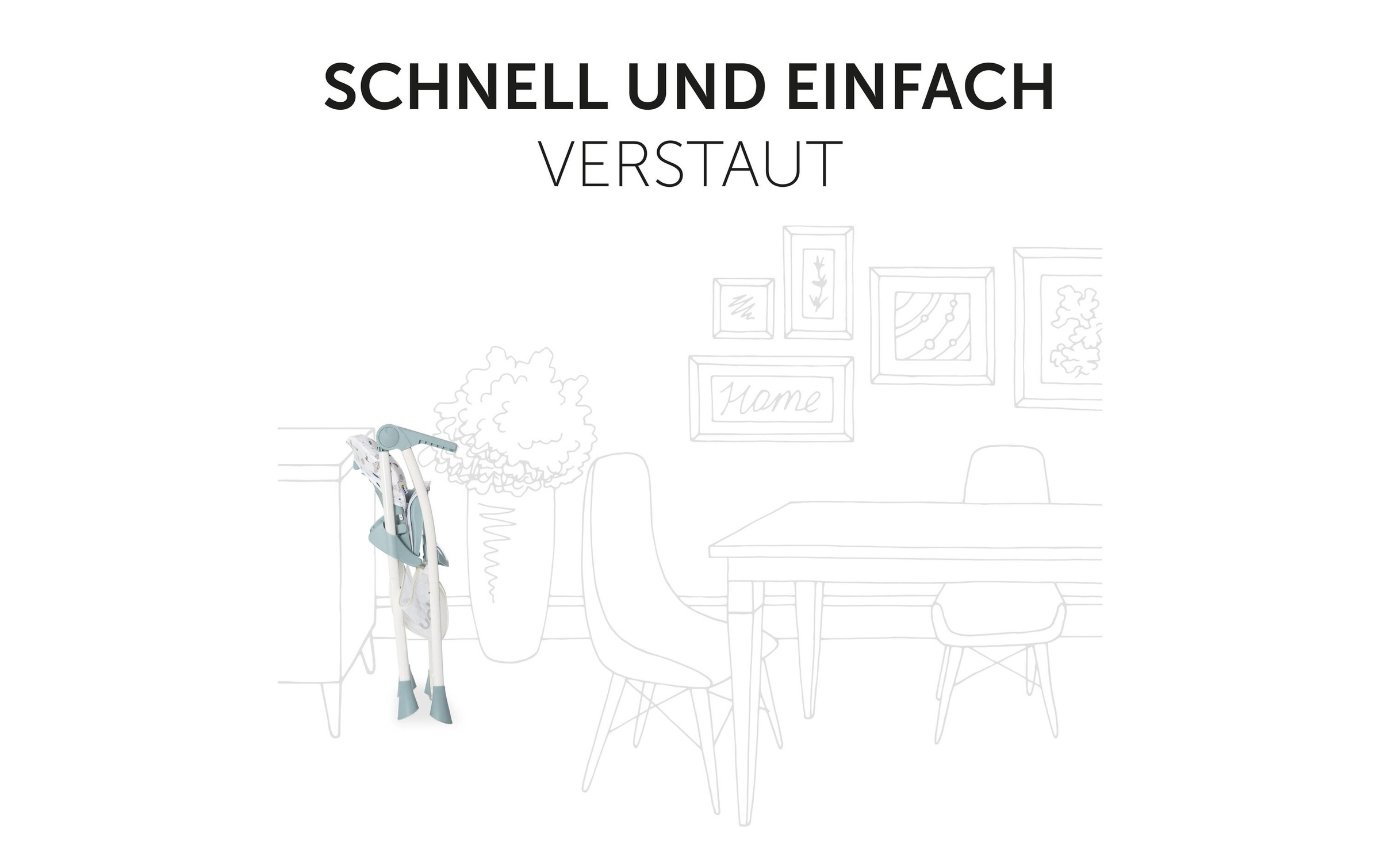 Hauck Hochstuhl »Sit N Fold Space«
