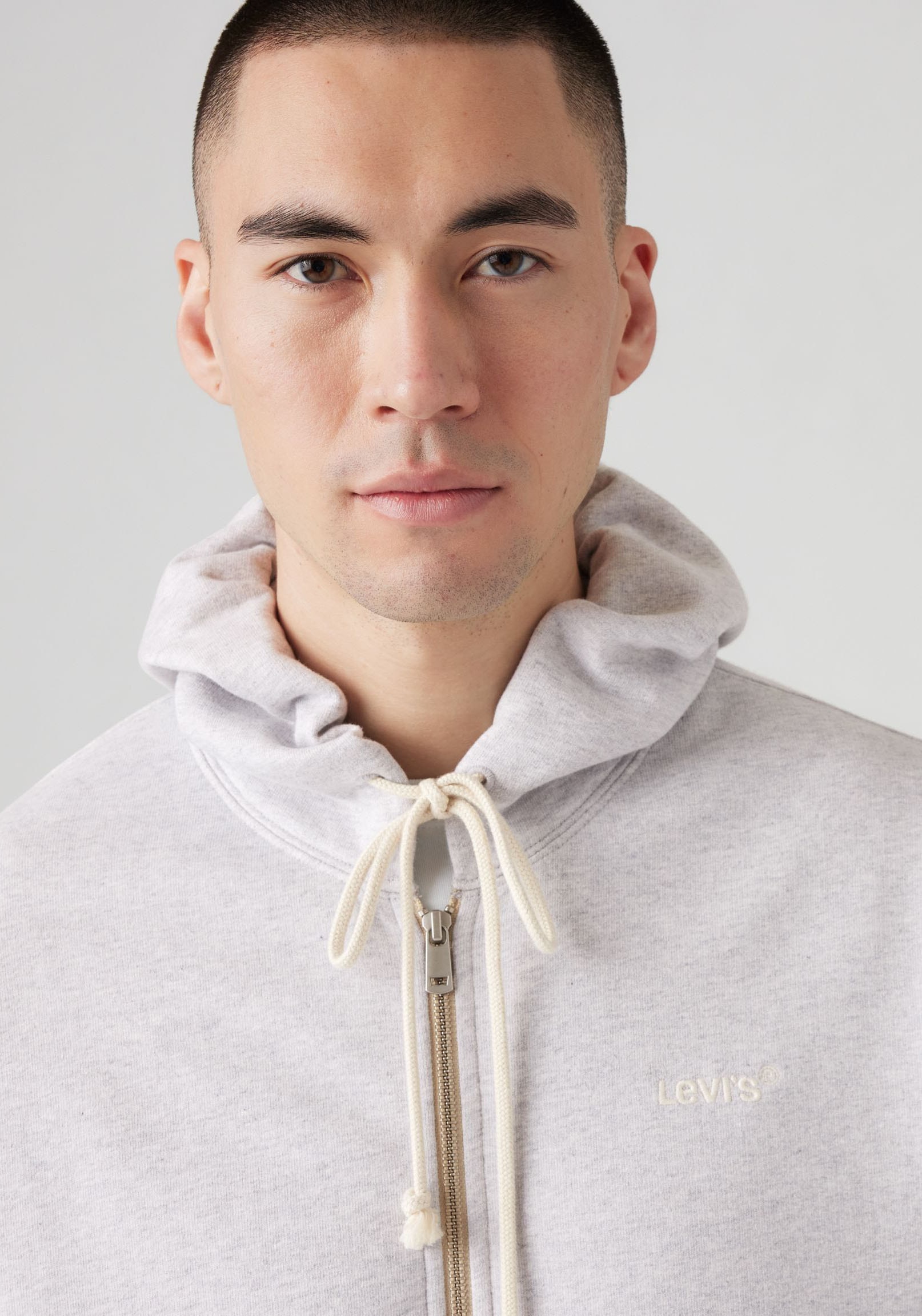 Levi's® Kapuzensweatjacke mit Logo-Stickerei