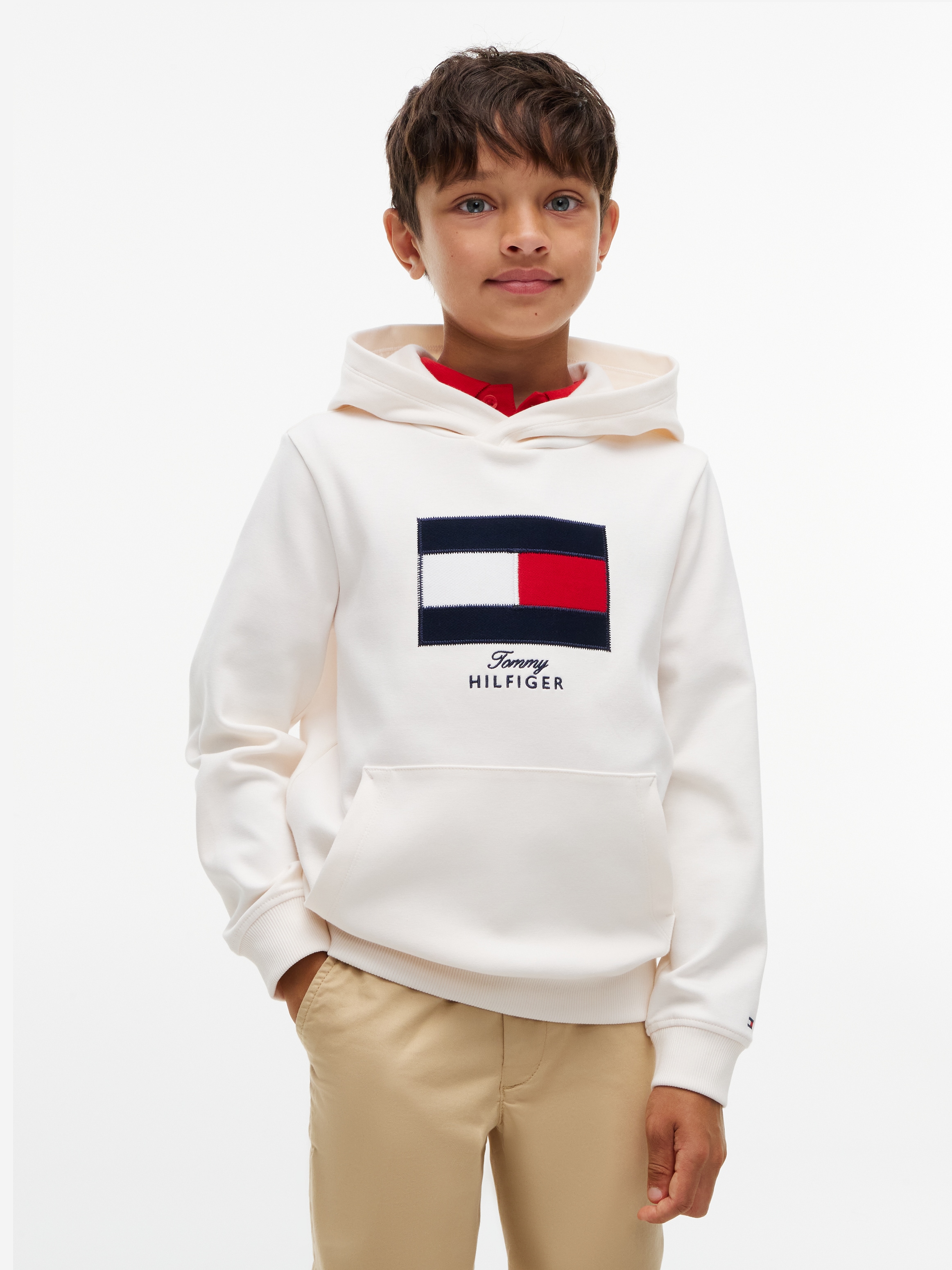 Image of Tommy Hilfiger Kapuzensweatshirt "HERITAGE", Regular Fit, Kängurutasche, Kinder bis 16 Jahre