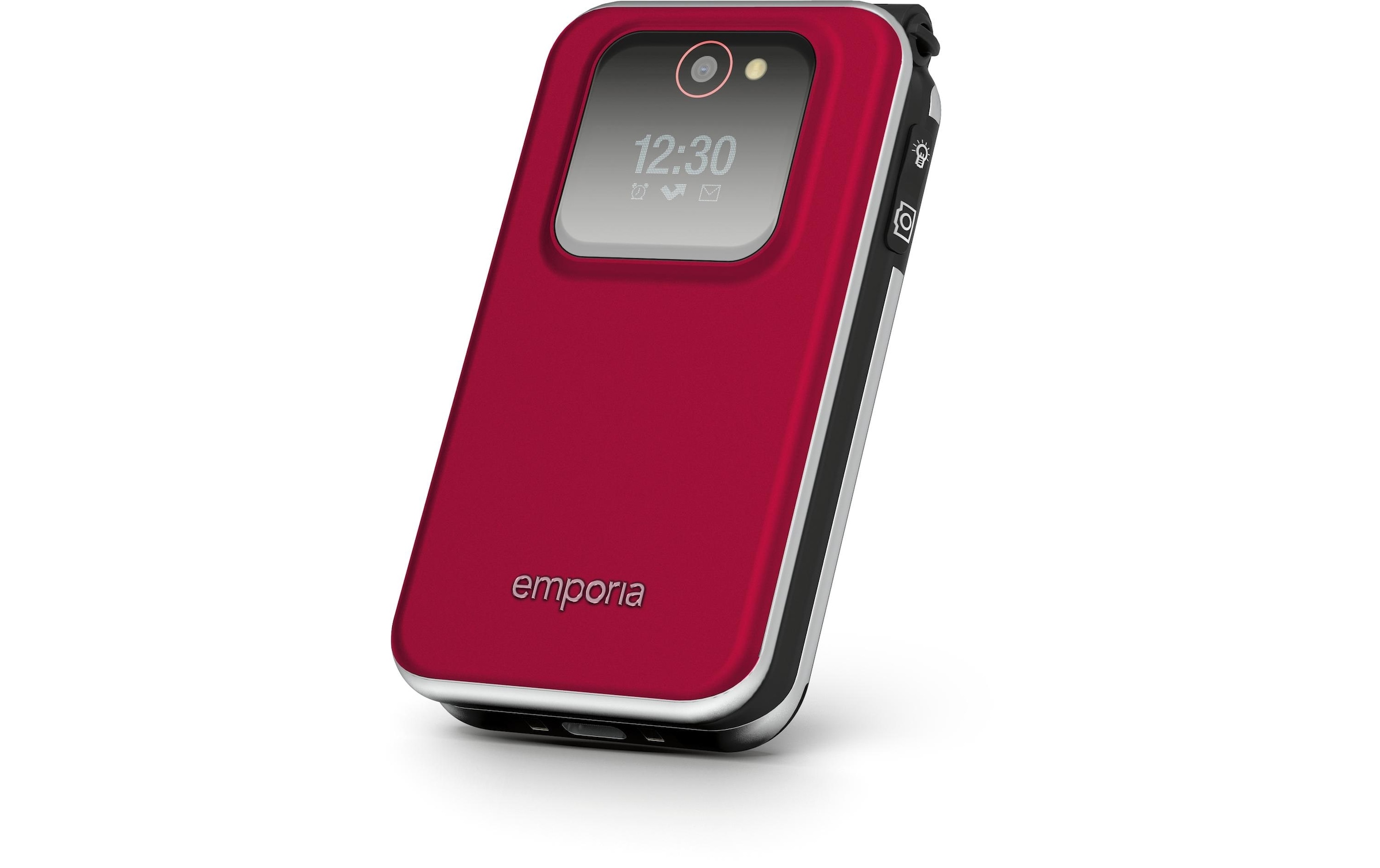 Emporia Seniorenhandy »JOY LTE V228«, Rot, 7,08 cm/2,8 Zoll, 18 GB Speicherplatz, 2 MP Kamera