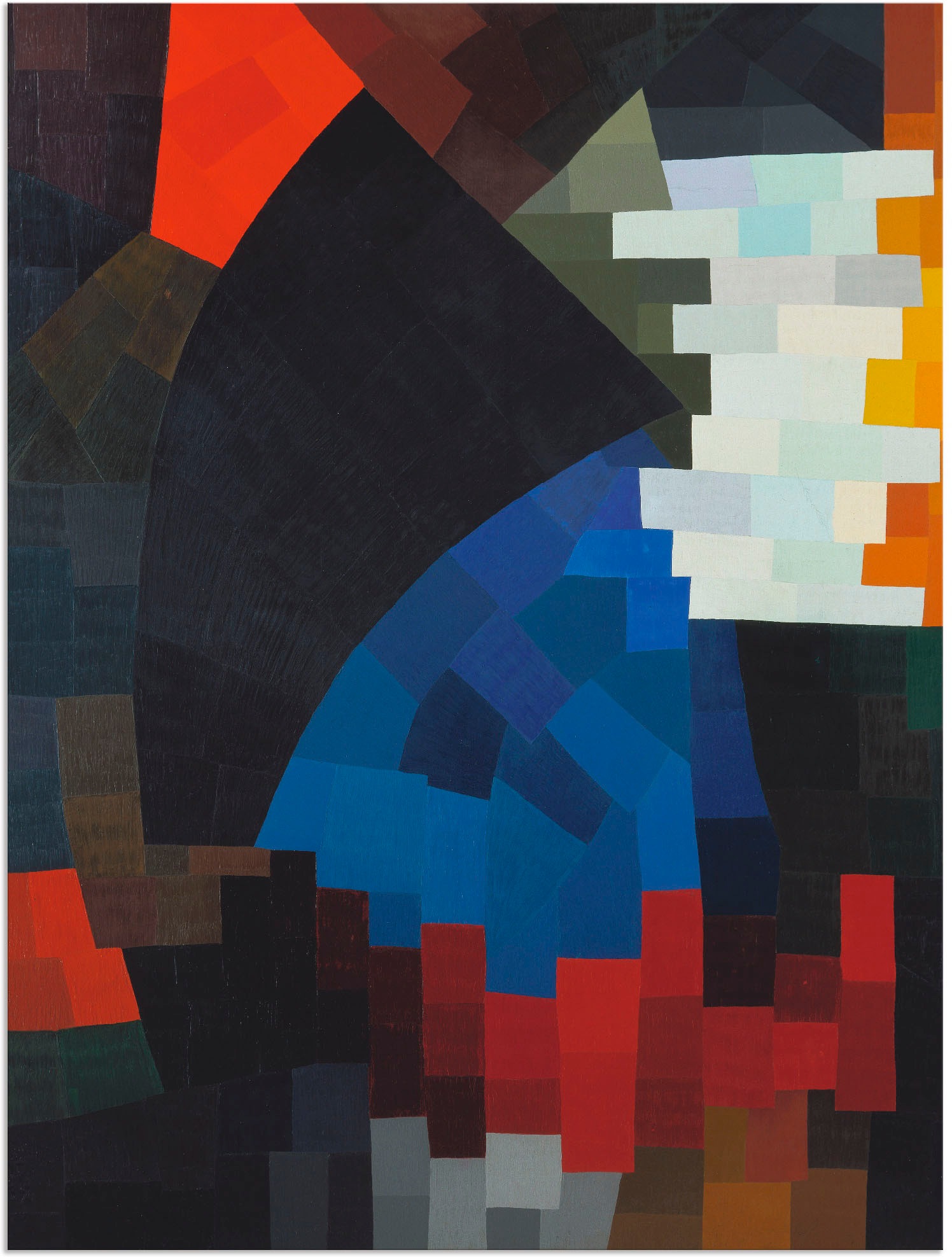 Image of Artland Wandbild »Komposition 1932.«, Muster, (1 St.), in vielen Grössen & Produktarten - Alubild / Outdoorbild für den Aussenbereich, Leinwandbild, Poster, Wandaufkleber / Wandtattoo auch für Badezimmer geeignet bei Ackermann Versand Schweiz