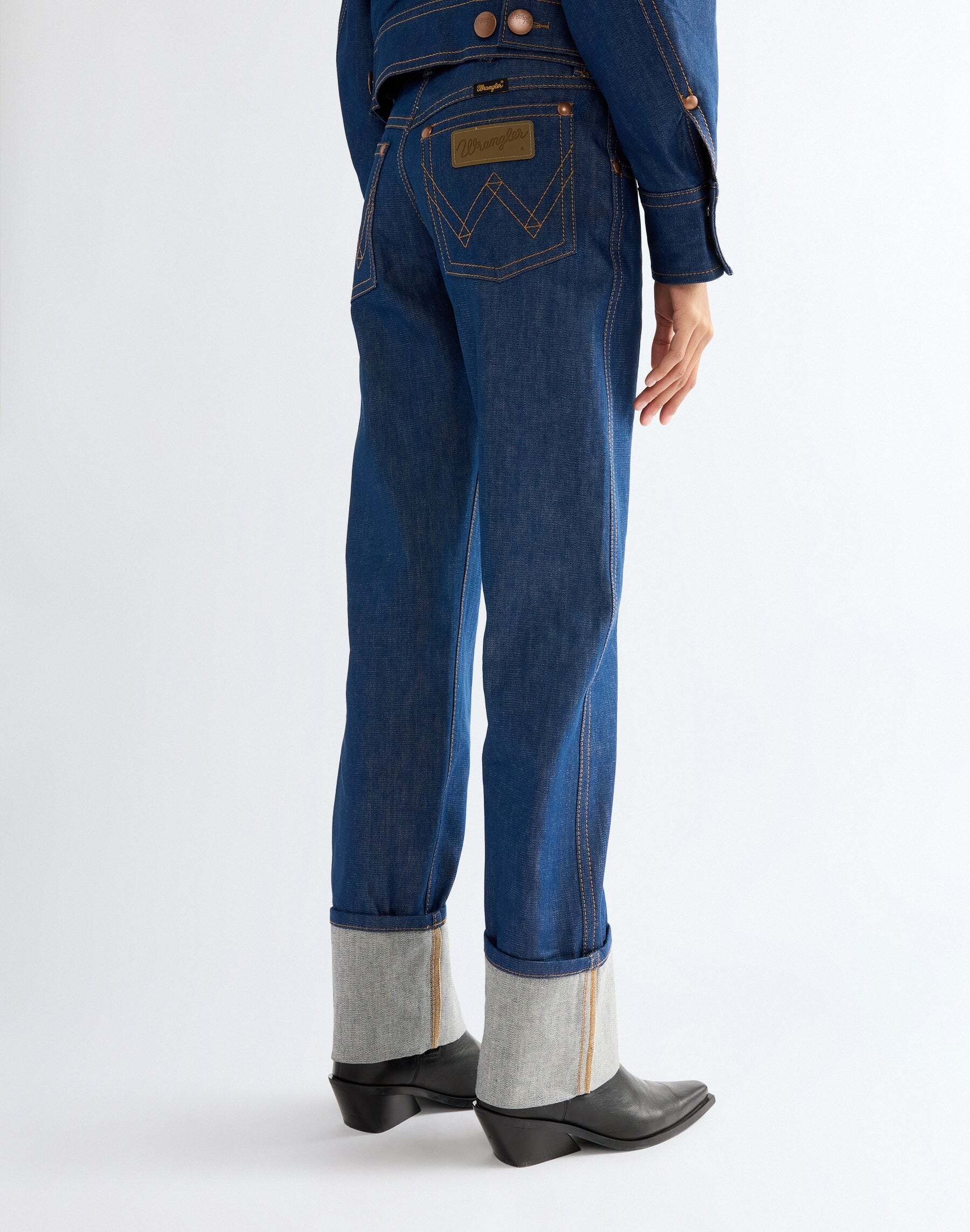 Wrangler Straight-Jeans »WRANGLER Jeans Super Low Rise Cowboy«