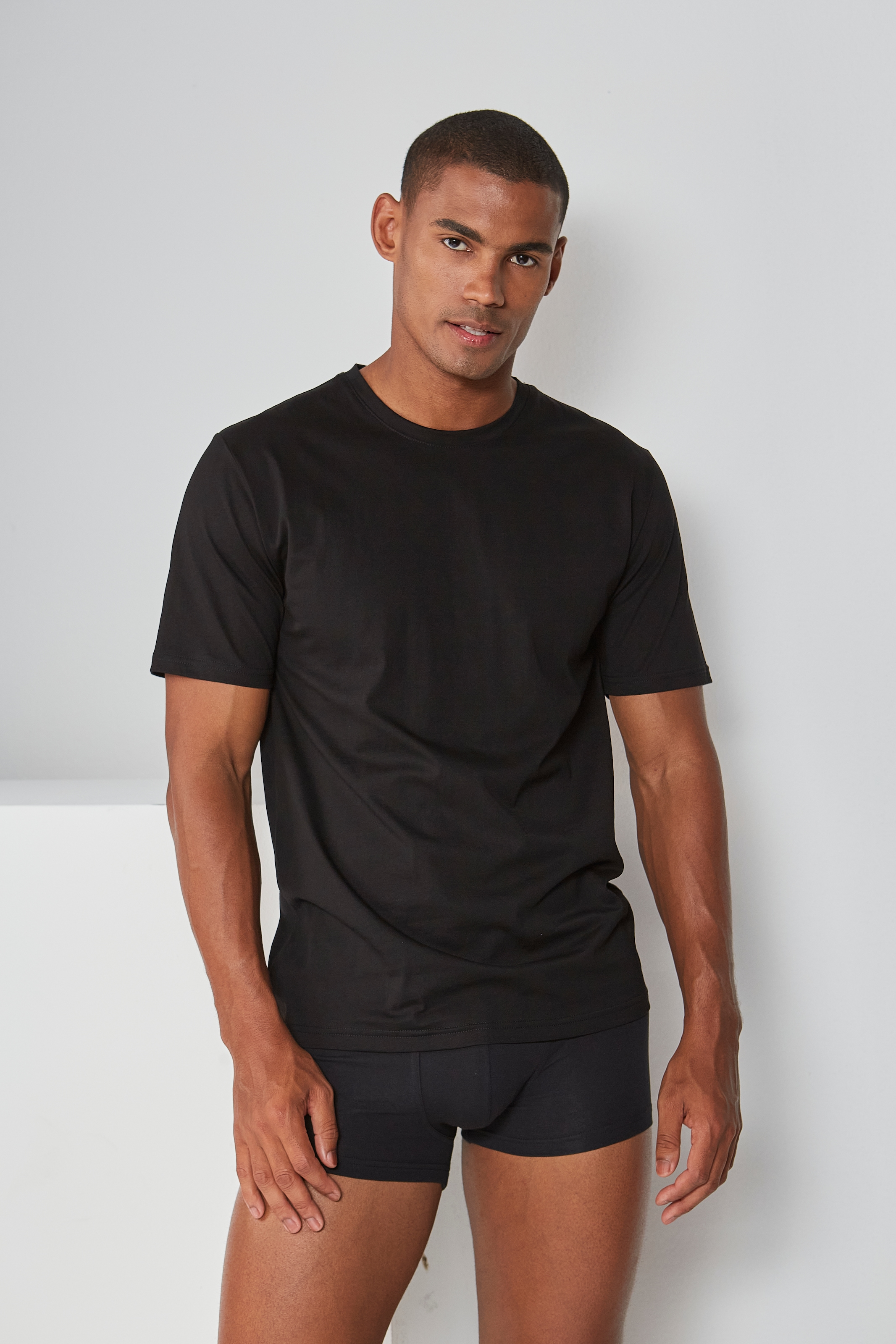 Copenhagen Studios T-Shirt, (Packung, 3 tlg., 3er-Pack), Unterziehshirt aus hochwertiger Bio-Baumwolle