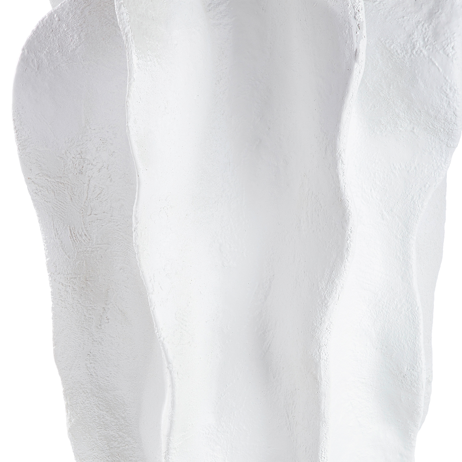 GILDE Bodenvase »Wavey« Bodenvase Wavey  weiss Höhe: 92cm
