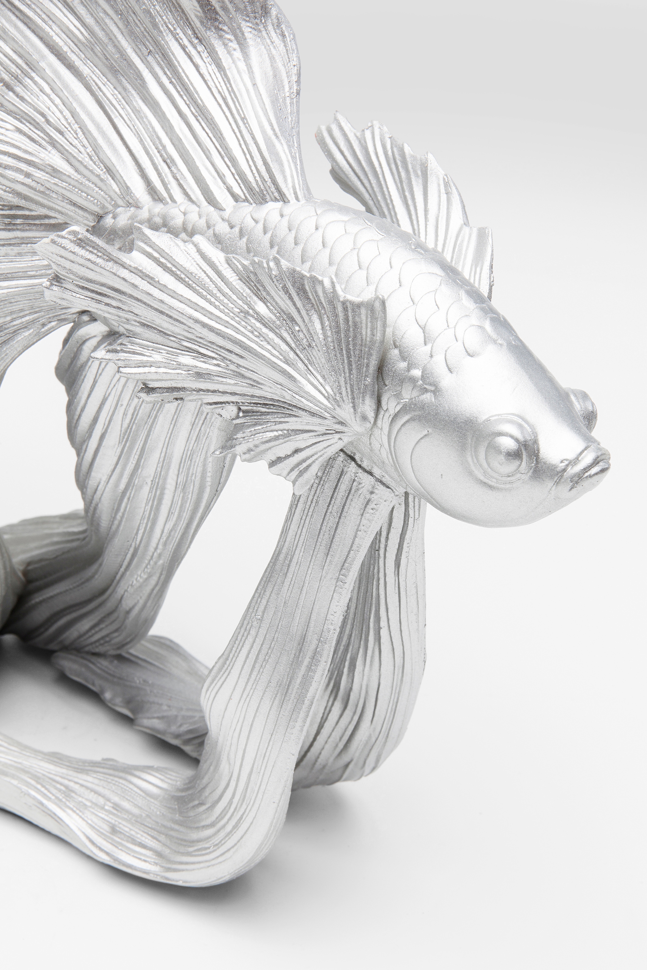 Kare Design Figurine de décoration »Betta Fish Silber Klein«