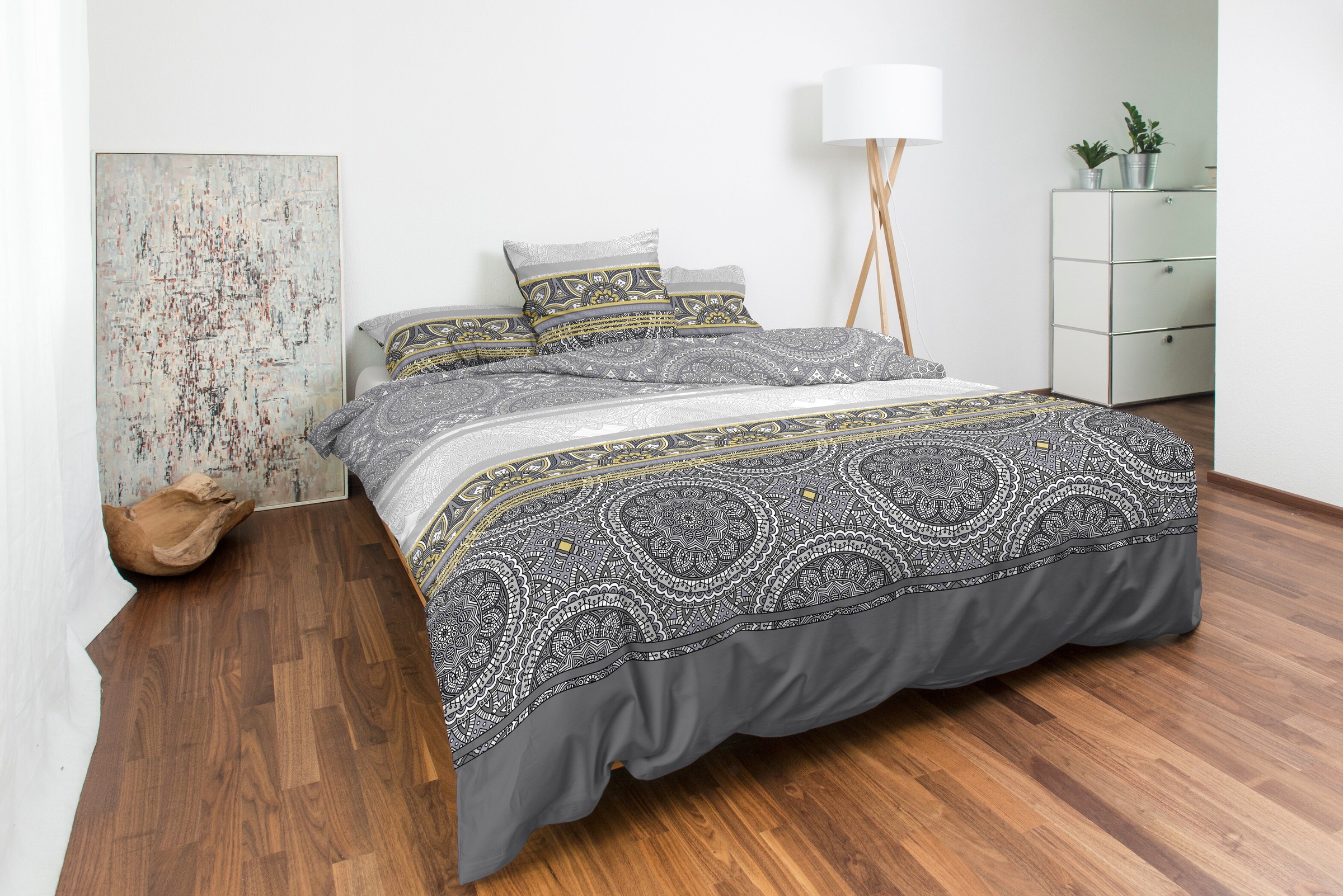 Image of Nobilium Kissenbezug »Bo, Baumwoll-Satin orientalisches Design«, (1 St.), verdeckter Reissverschluss bei Ackermann Versand Schweiz