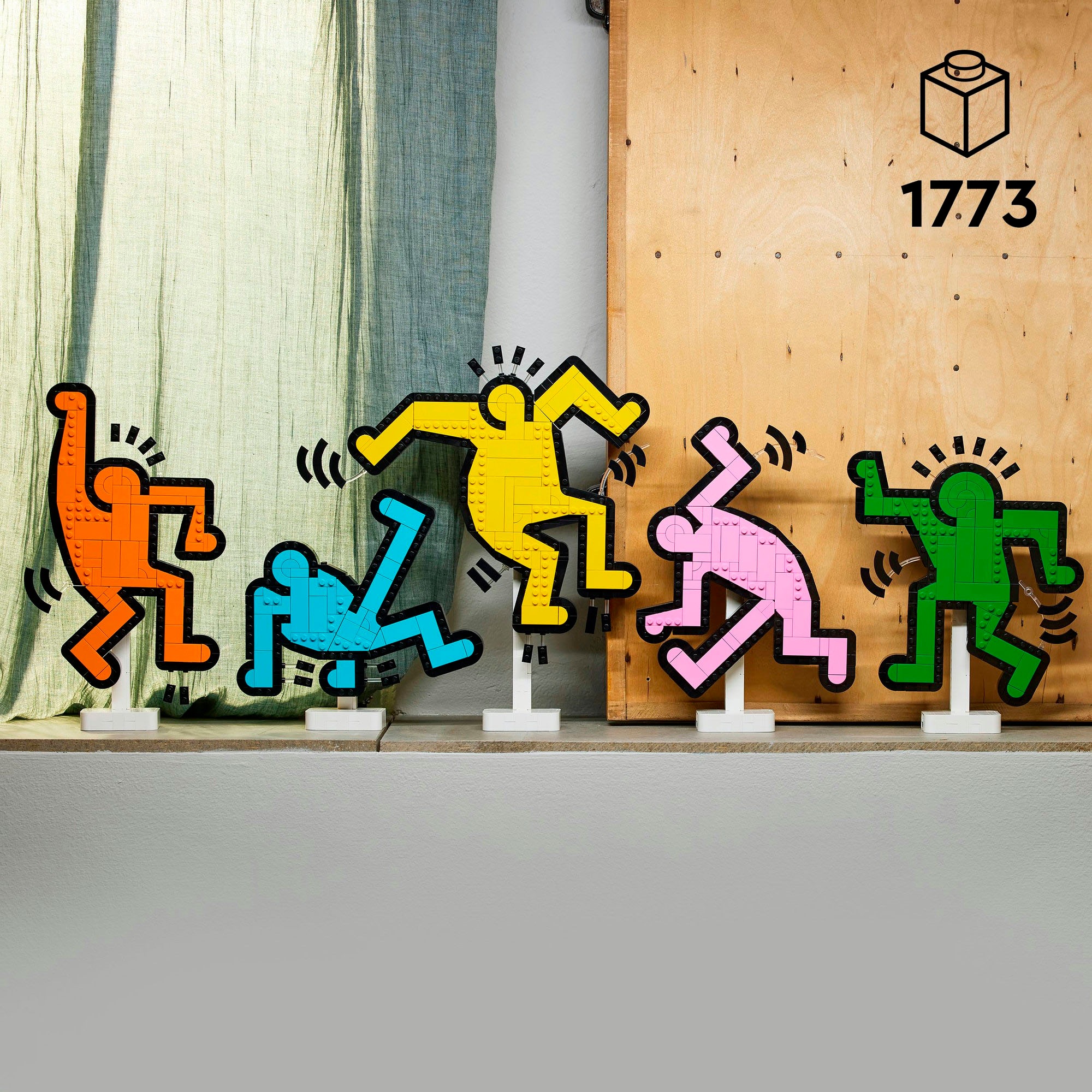 LEGO® Konstruktionsspielsteine »Keith Haring – Tanzende Figuren (31216), LEGO ART«