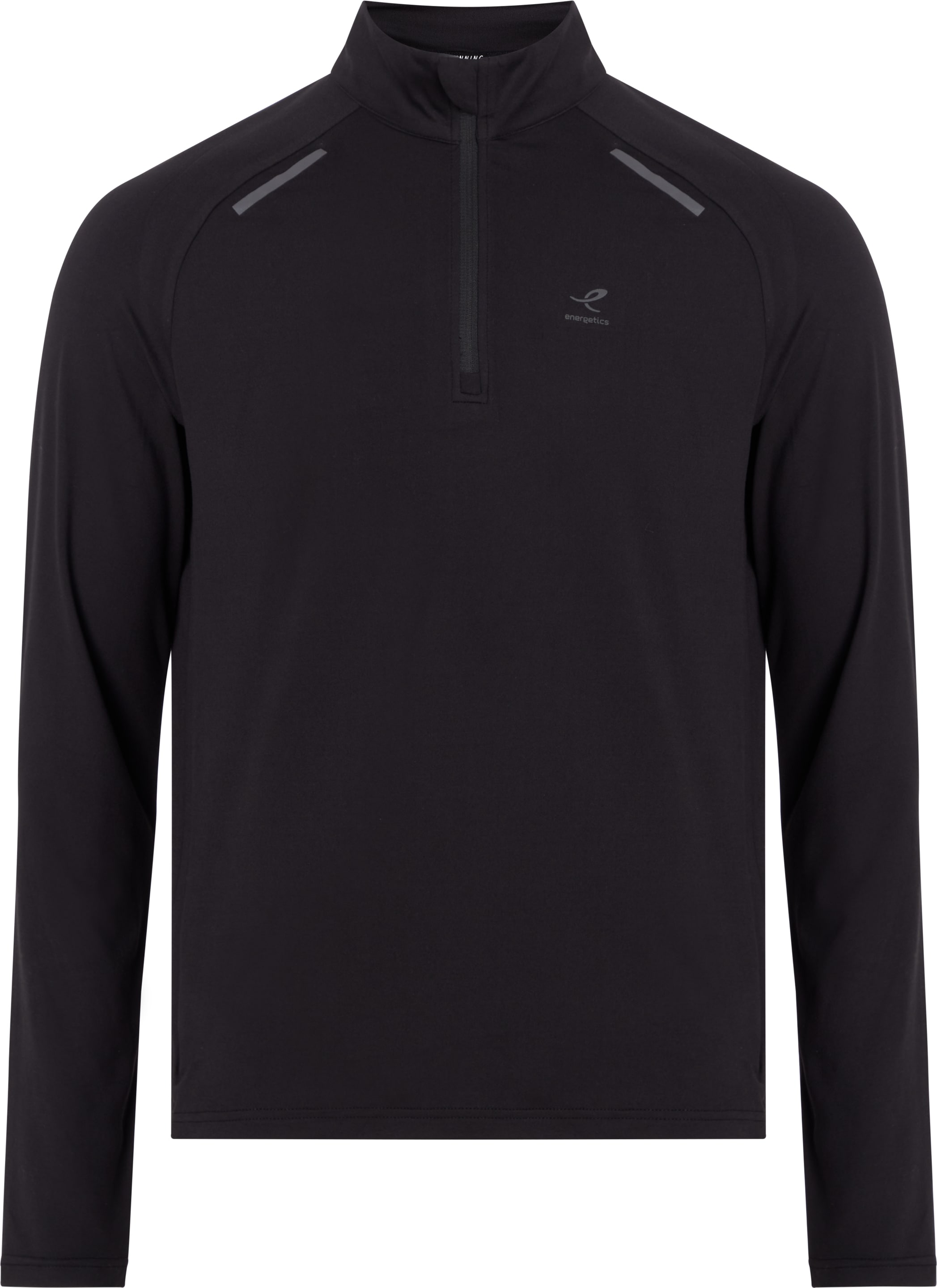 Energetics T-shirt de course »HE.-LANGARMSHIRT CUSCO IV M« col roulé, demi-fermeture éclair, pour tenues de sport, avec technologie DRY PLUS