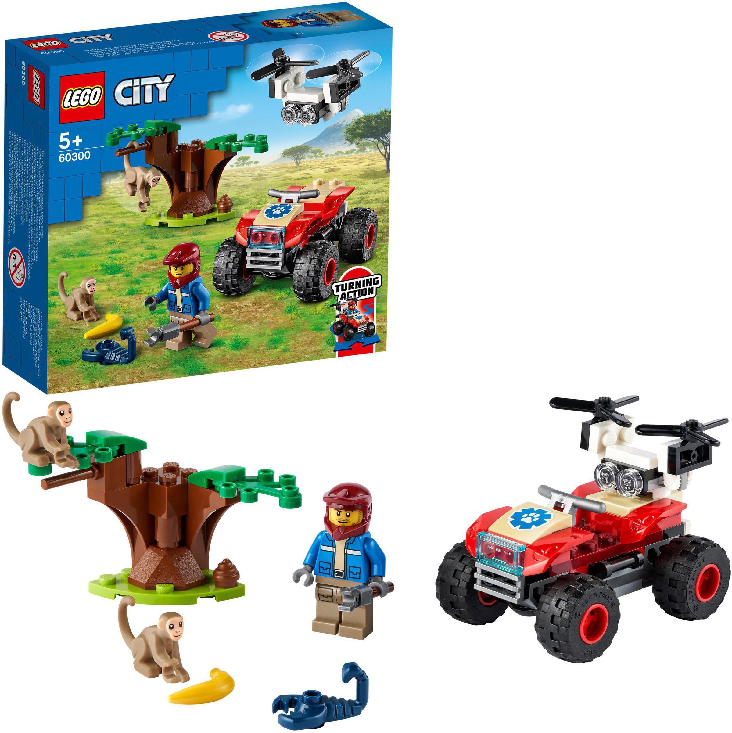 Image of LEGO® Konstruktionsspielsteine »Tierrettungs-Quad (60300), LEGO® City«, (74 St.), Made in Europe bei Ackermann Versand Schweiz