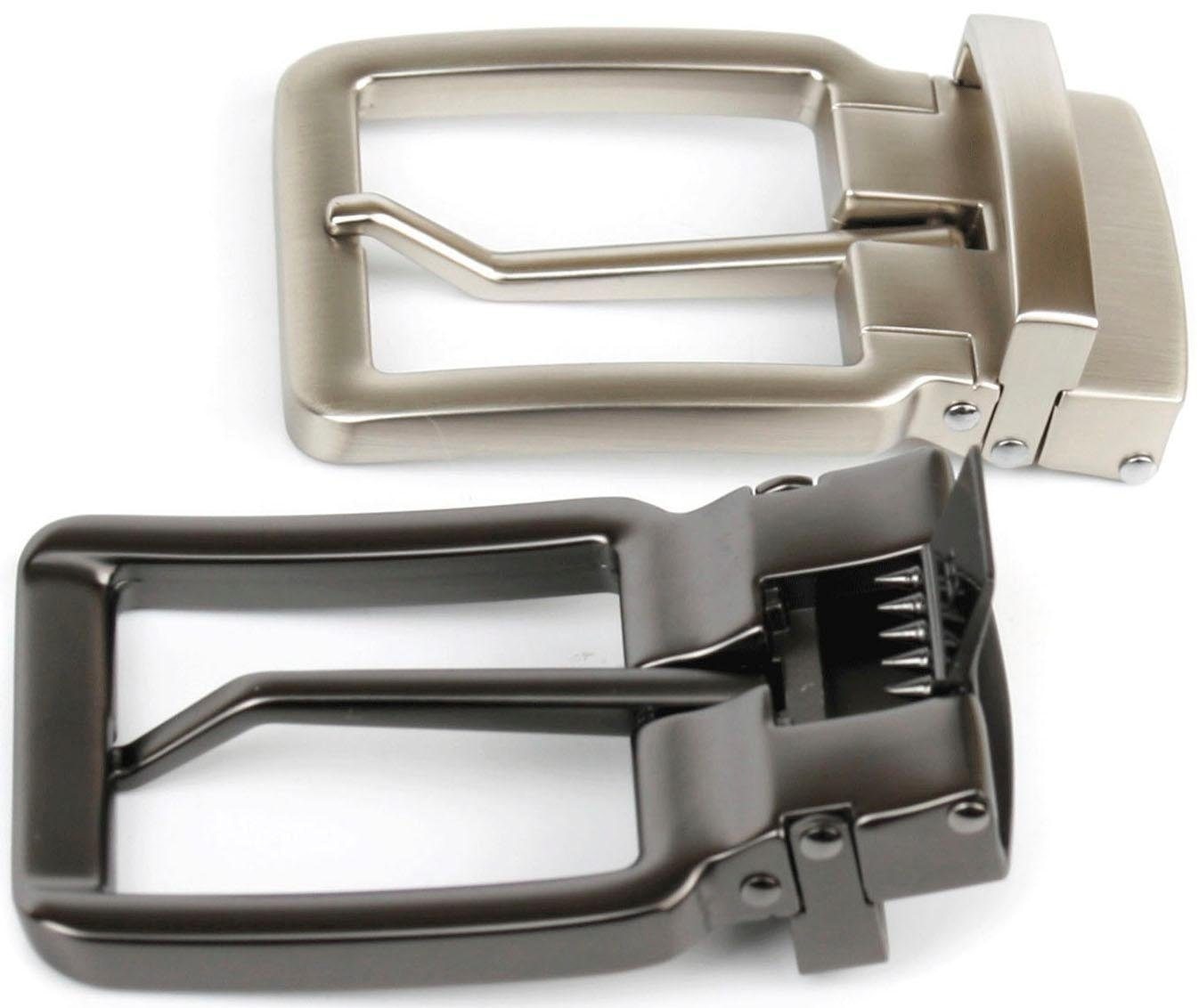 Anthoni Crown Ledergürtel 3,5 cm breiter Casual-Vollledergürtel
