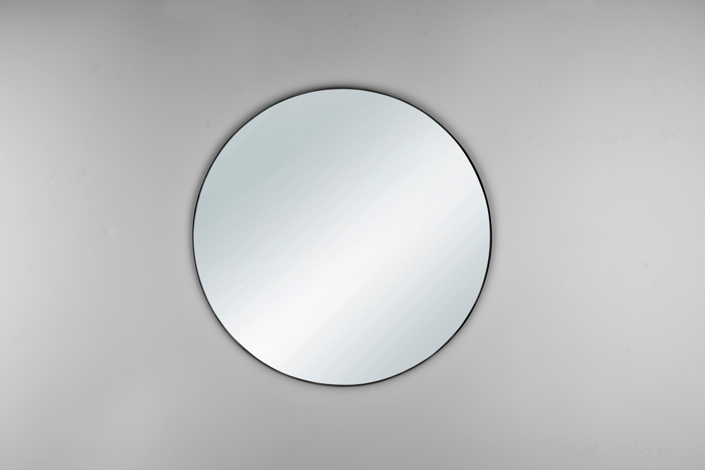 MIRRORS AND MORE Dekospiegel "Mila" Wandspiegel, rund, Ø 50 cm, lackiertes Metall