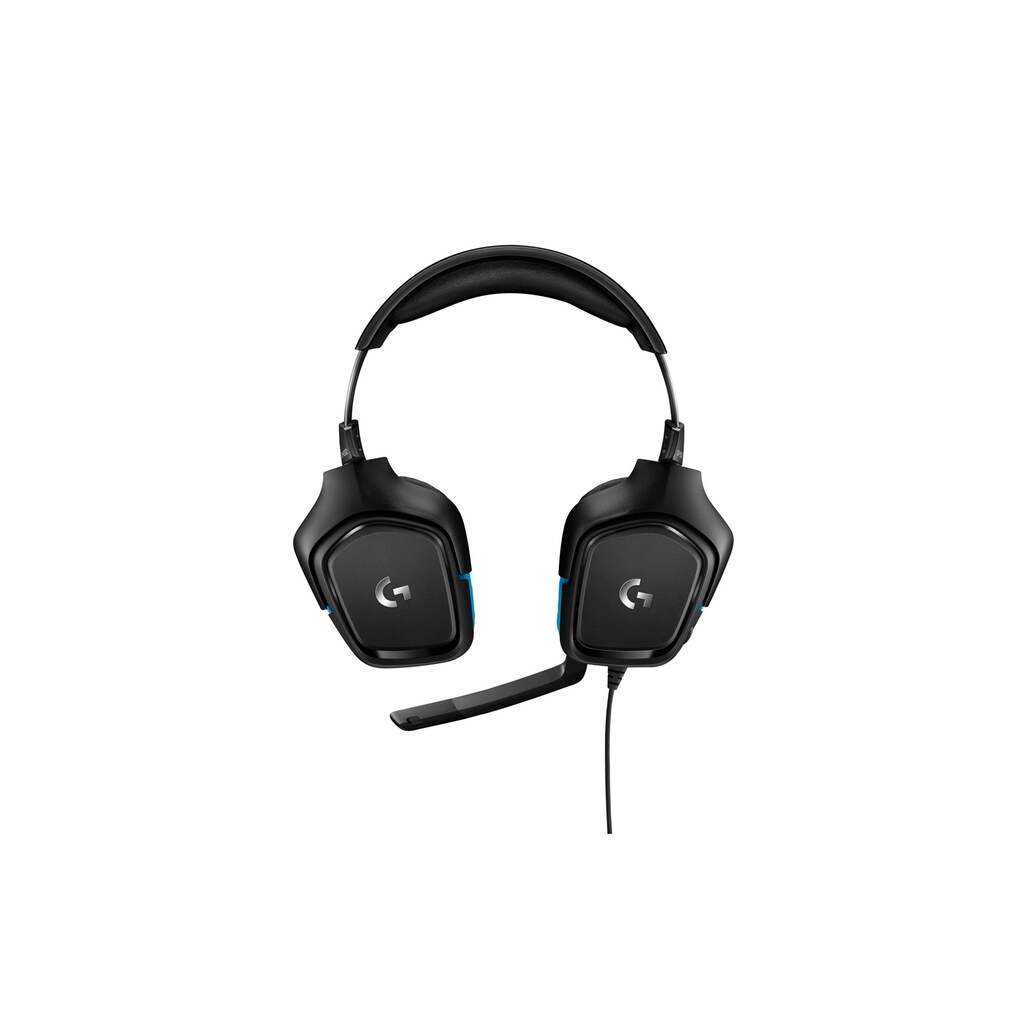 Logitech Gaming-Headset »G432 7.1 Surround Schwarz«, Noise-Cancelling