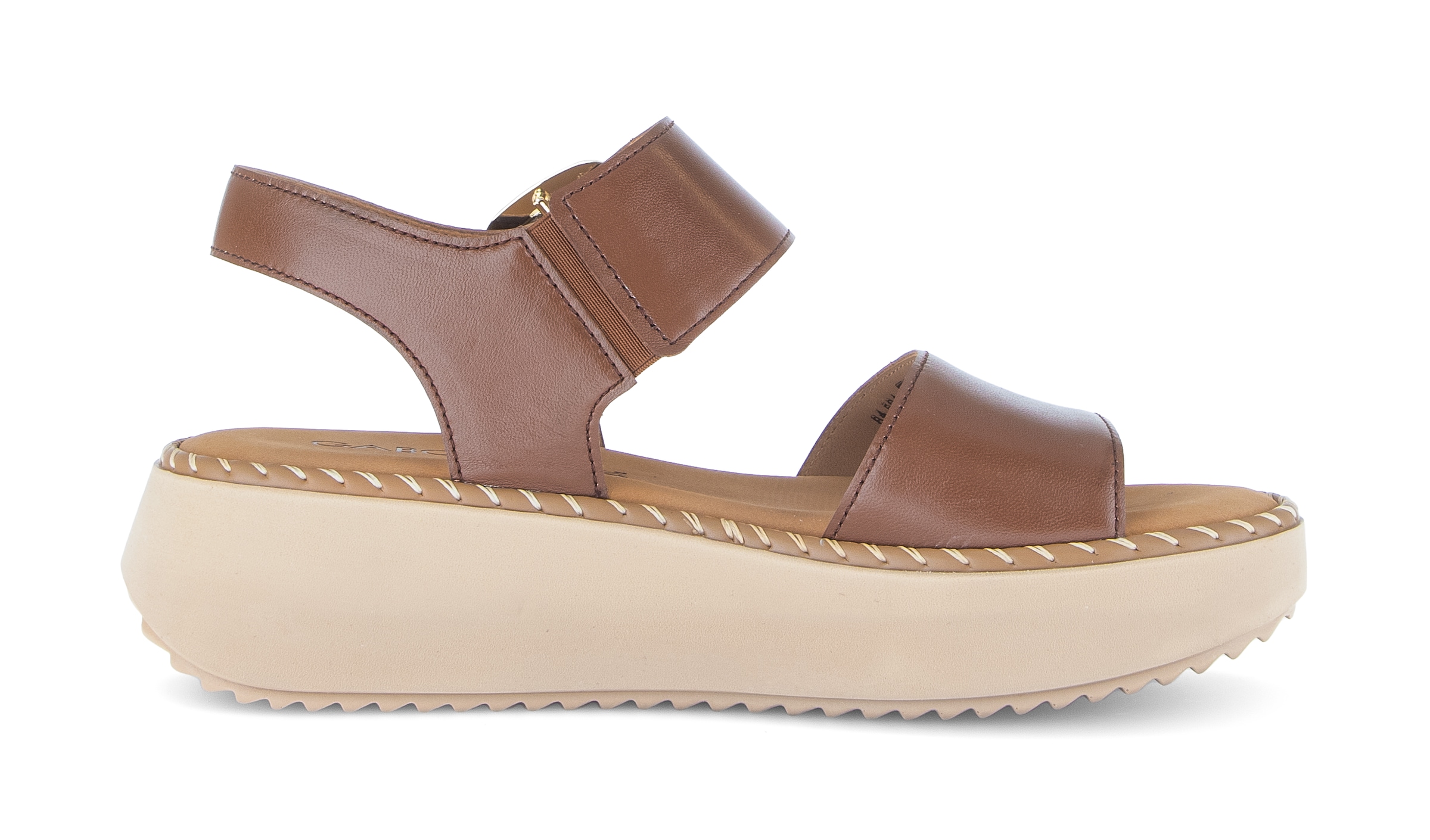 Gabor Sandales compensées  plateforme, sandale à brides, chaussure d'été avec boucle décorative