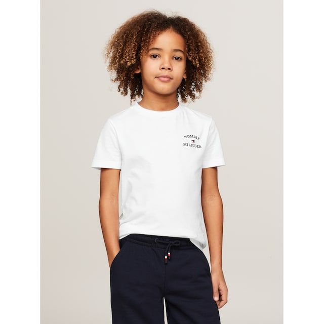 ♕ Tommy Hilfiger T-Shirt »TH LOGO TEE S/S«, Kinder bis 16 Jahre  versandkostenfrei auf