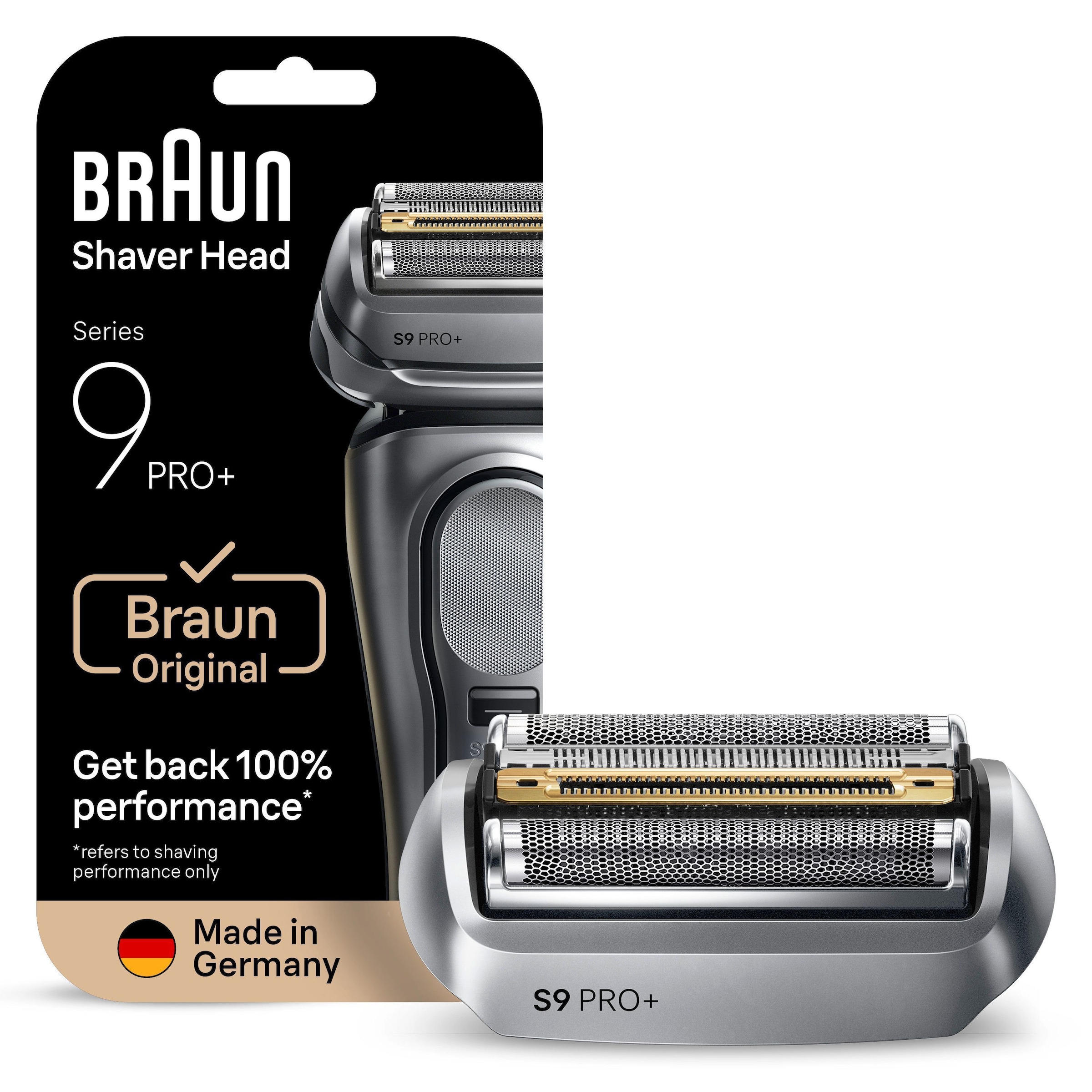 Image of Braun Ersatzscherkopf "Series 9 PRO+ 96M" ORIGINAL Ersatzscherteil, Kompatibel mit Braun Series 9 Rasierern