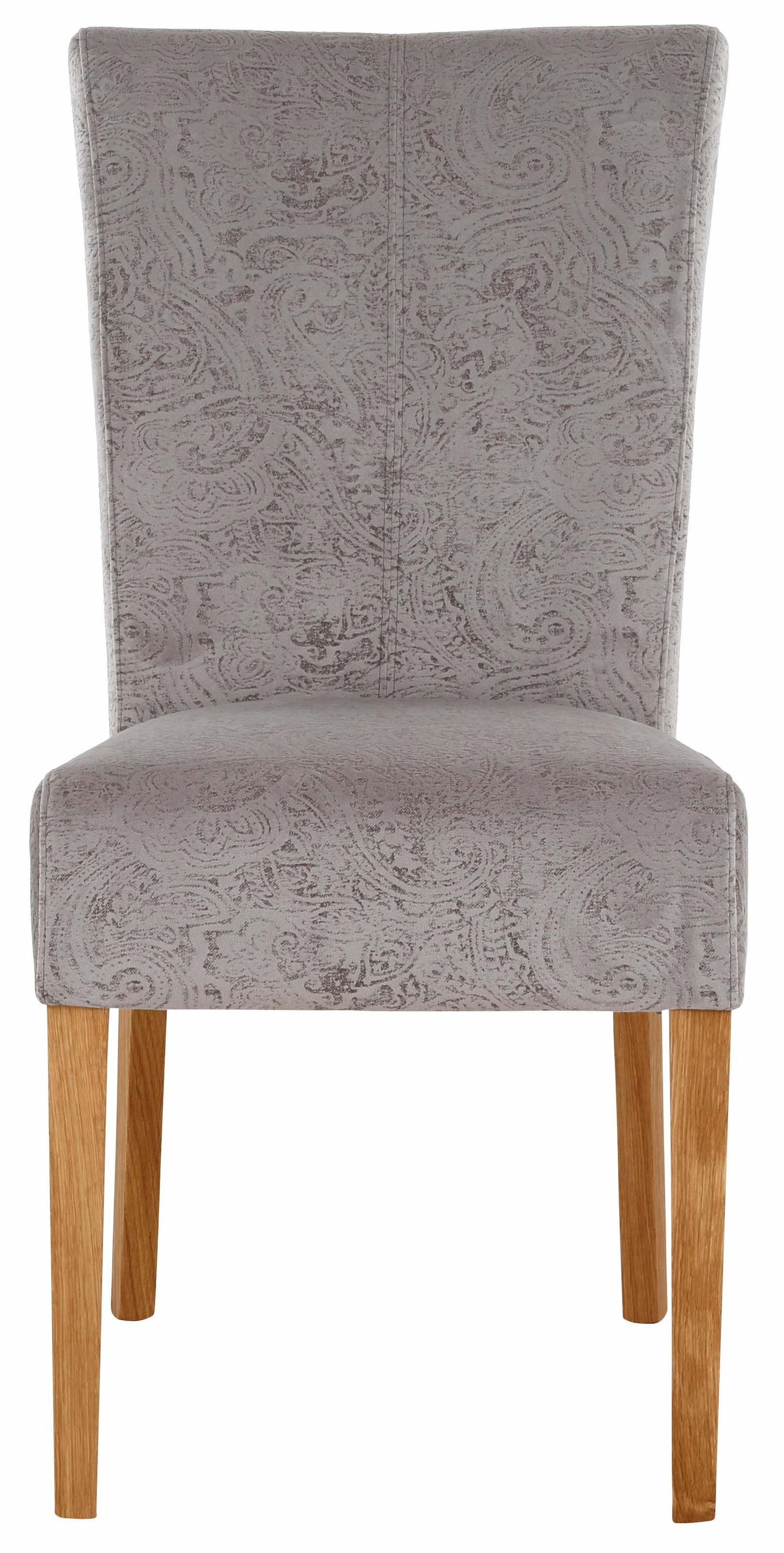 Home affaire Esszimmerstuhl »Queen Polsterstuhl BESTSELLER«, (Set), 2 St., Luxus-Microfaser, verschiedene Bezüge, Gestell Massivholz