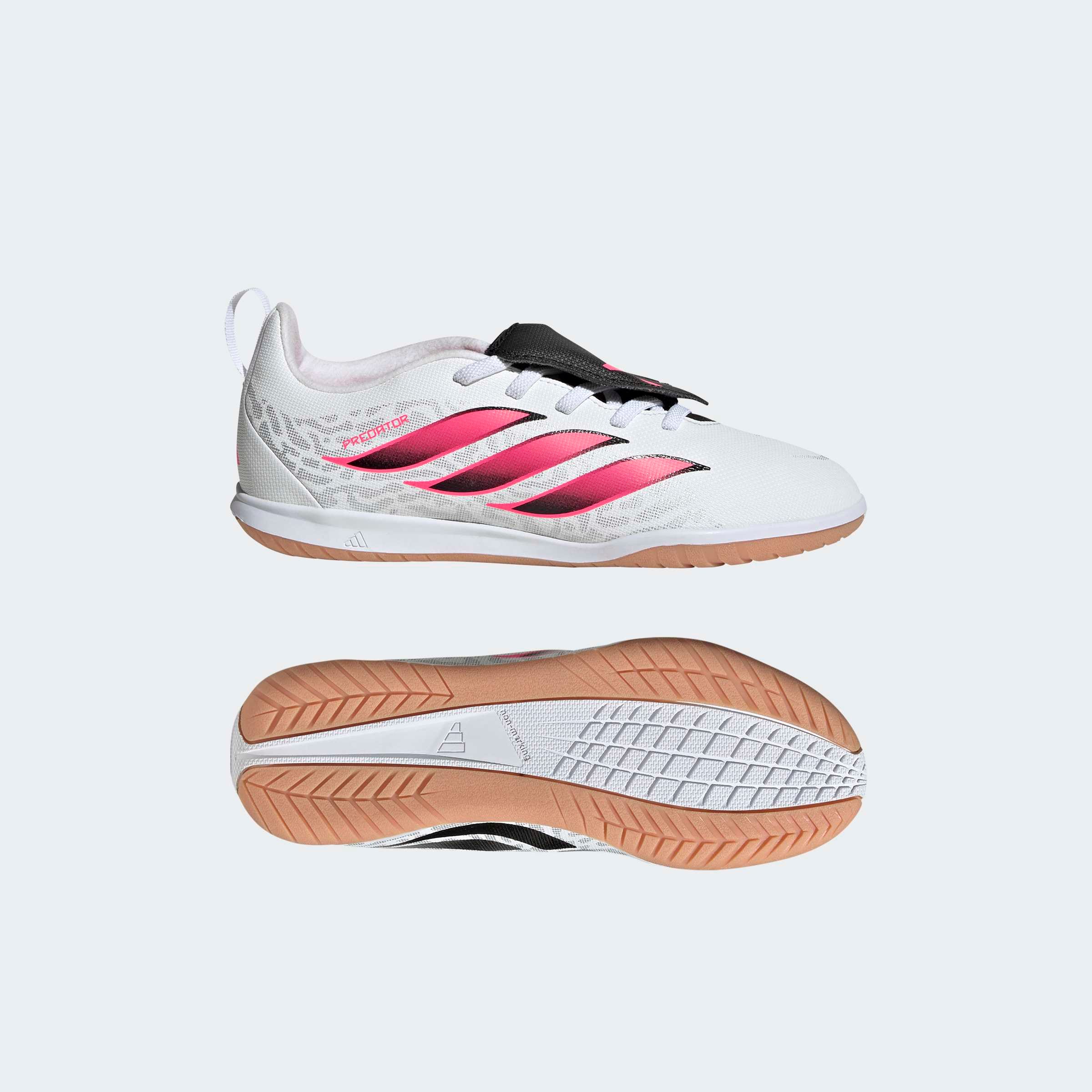 adidas Performance Chaussure de football »PREDATOR CLUB KIDS , HALLENBÖDEN, UMSCHLAGBARE ZUNGE«  pour sol de salle, pour adolescents et enfants