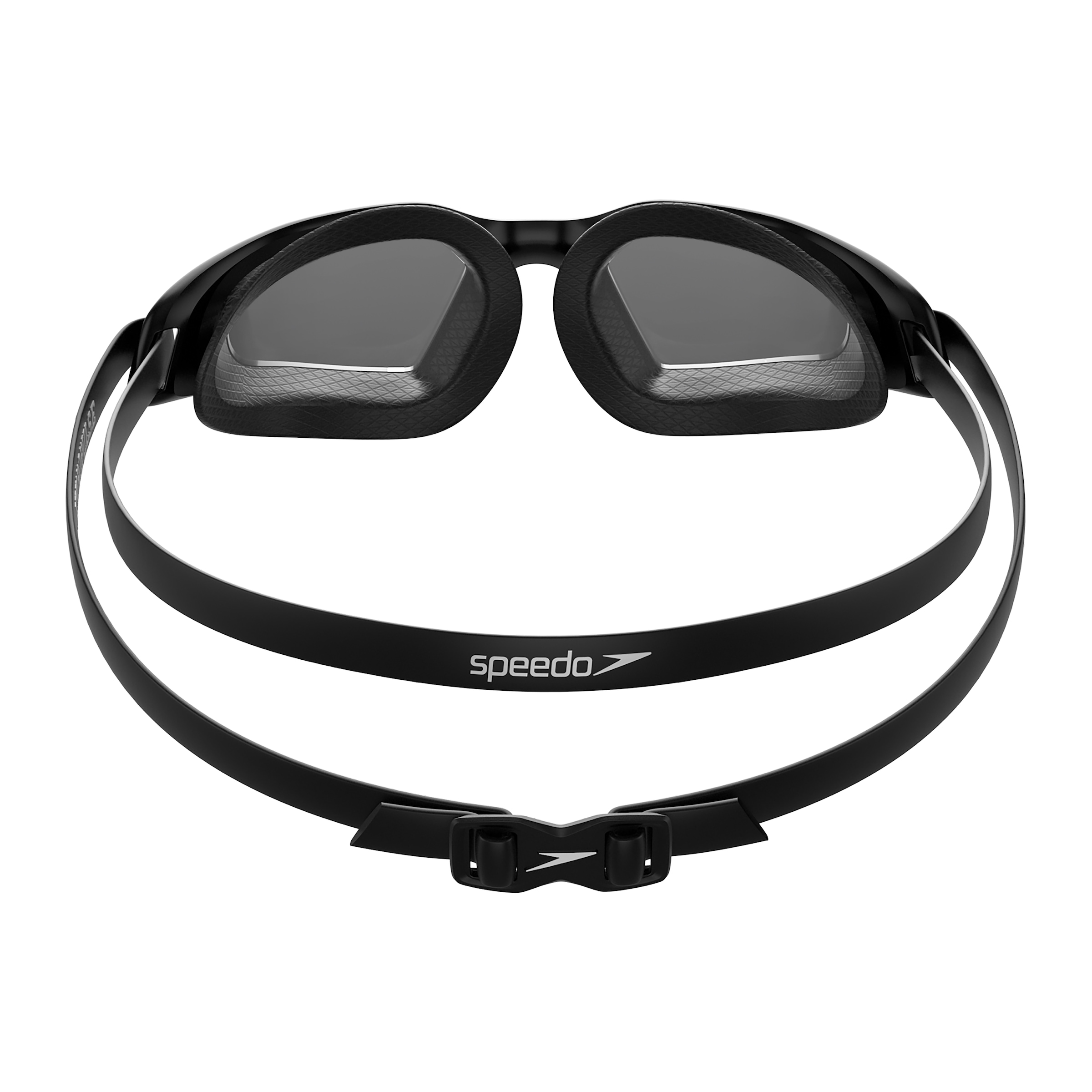 Speedo Lunettes de natation »HYDROPULSE GOGGLE AU BLACK/GREY« pour une vision claire sous l'eau, siège confortable, bande réglable