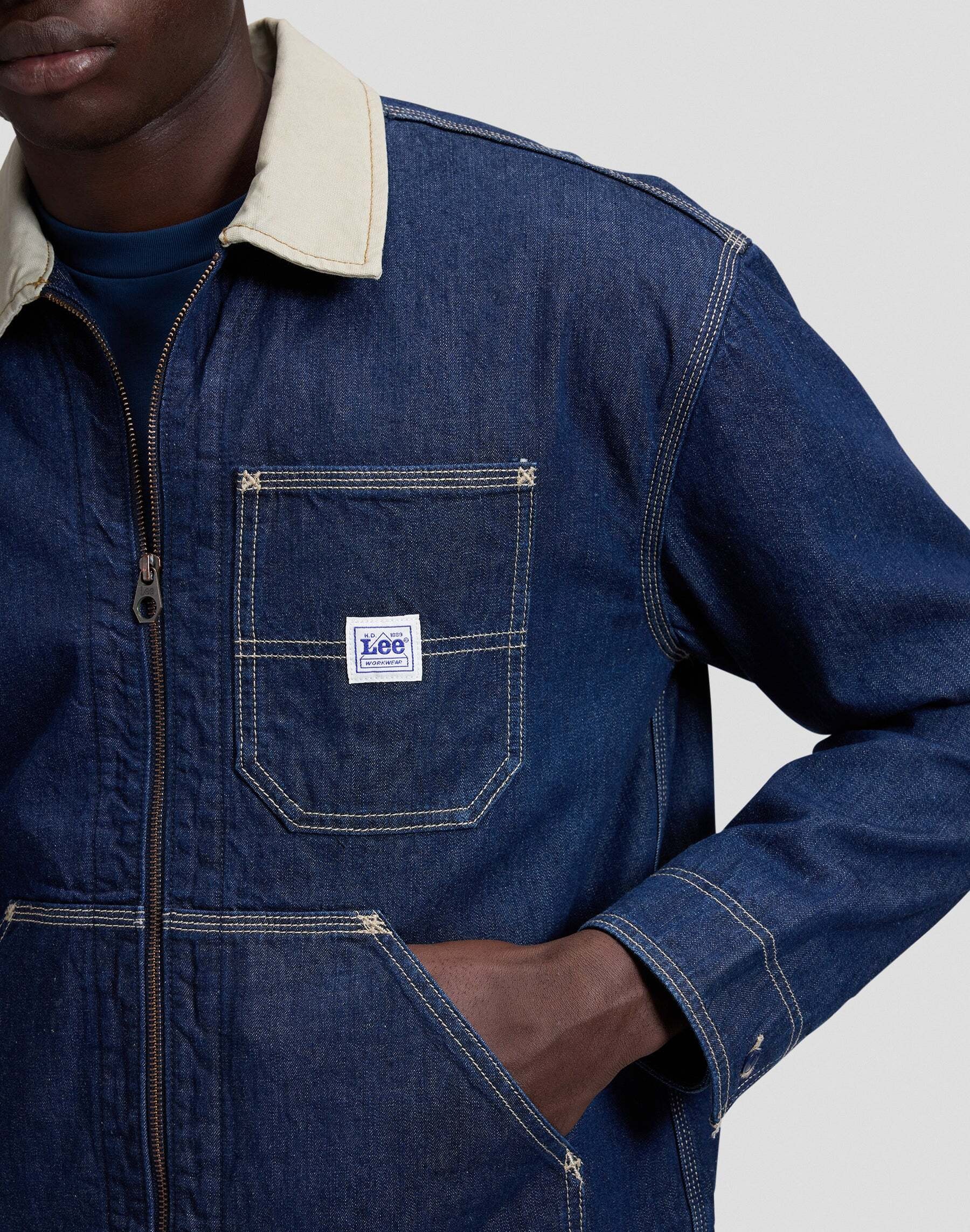 Lee® Jeansjacke »Lee Jeansjacke 91W Lined Workwear«