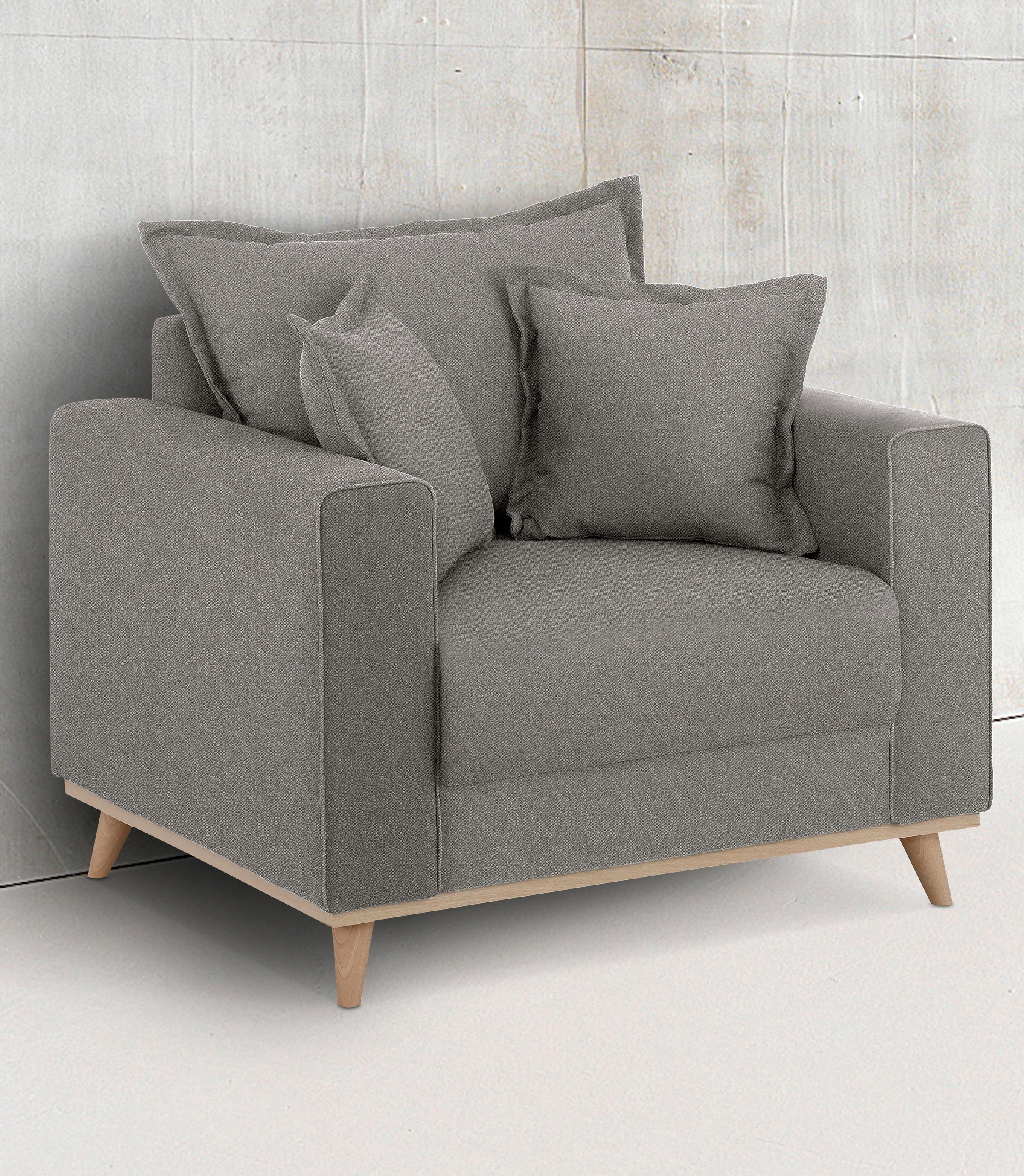 Home affaire Fauteuil »Edina« auch in Baumwollmix-Bezug, im skandinavischem Stol