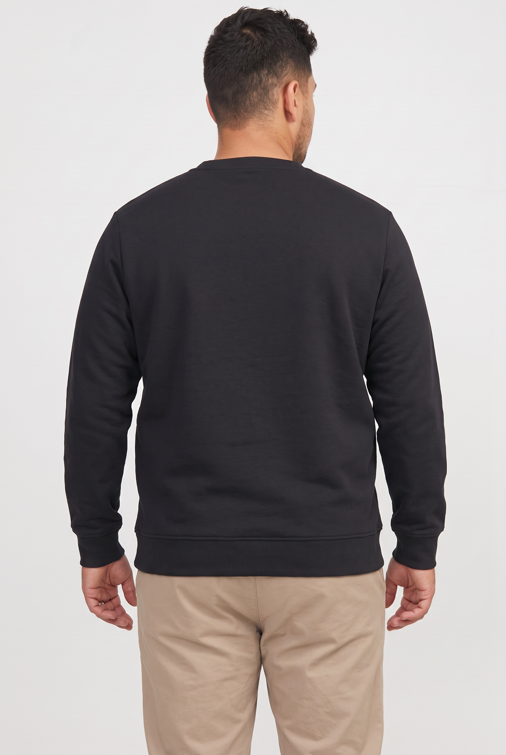 Jack & Jones PlusSize Sweat-shirt »JJAERO SWEAT CREW NECK PLS«, mélange coton, coupe régulière
