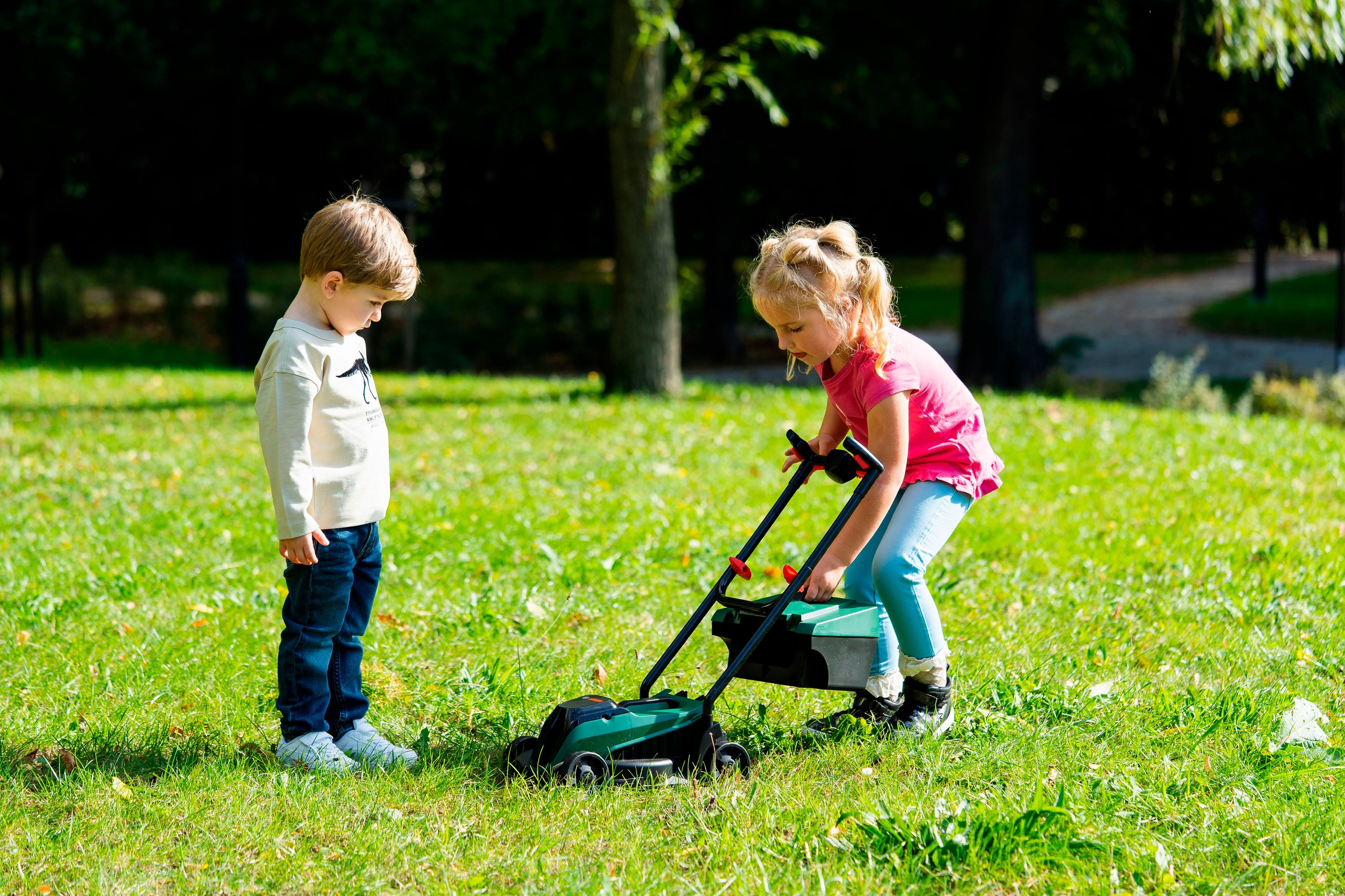 Klein Kinder-Rasenmäher »Bosch mini, Rotak II«, Made in Germany