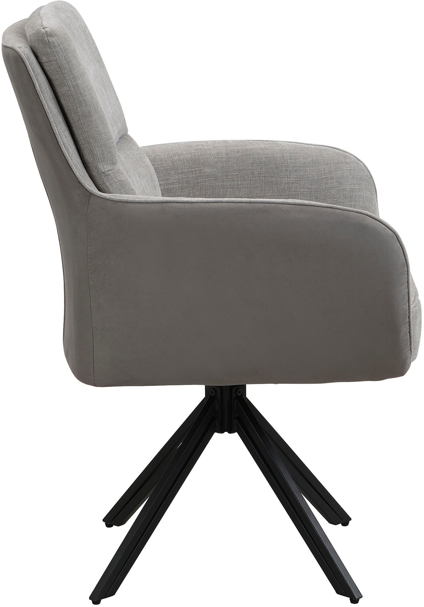 byLIVING Chaise de salle à manger »Tino« (Ensemble) 2 cuisPivotant à 360 degrés avec rembourrage à ressorts, housses de qualité