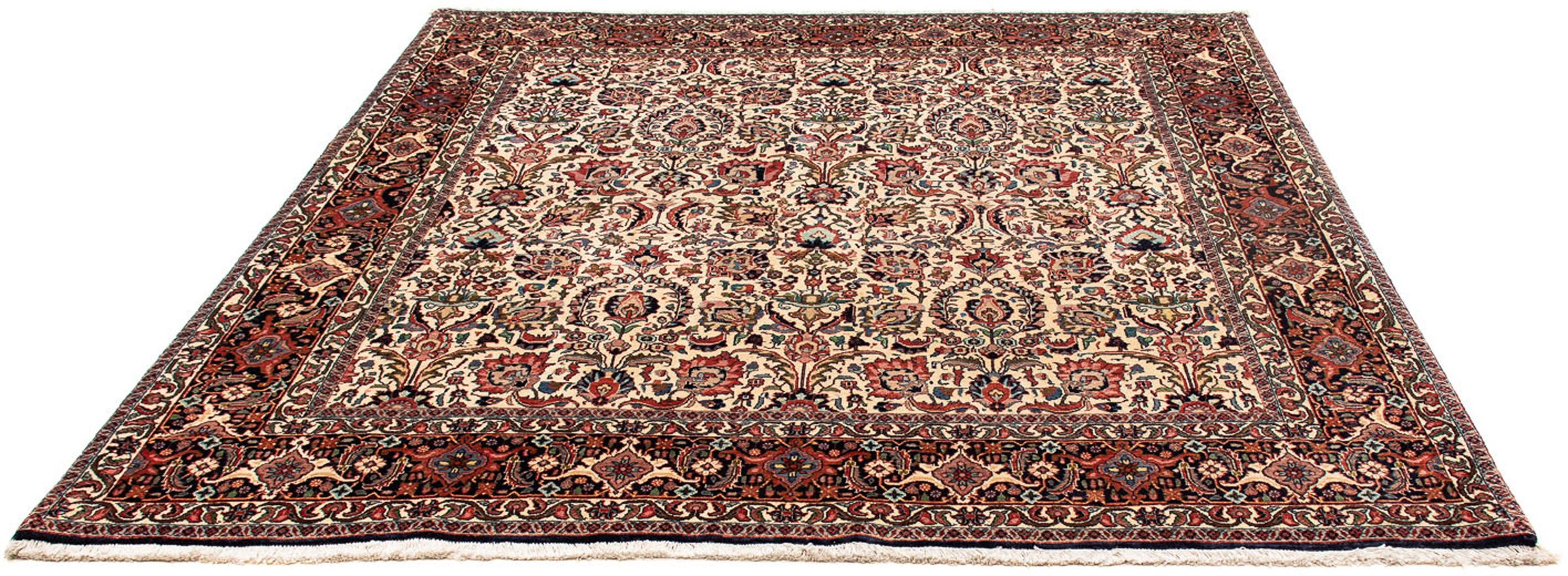 Image of morgenland Orientteppich »Perser - Bidjar quadratisch - 202 x 197 cm - mehrfarbig«, quadratisch, 15 mm Höhe, Wohnzimmer, Handgeknüpft, Einzelstück mit Zertifikat bei Ackermann Versand Schweiz