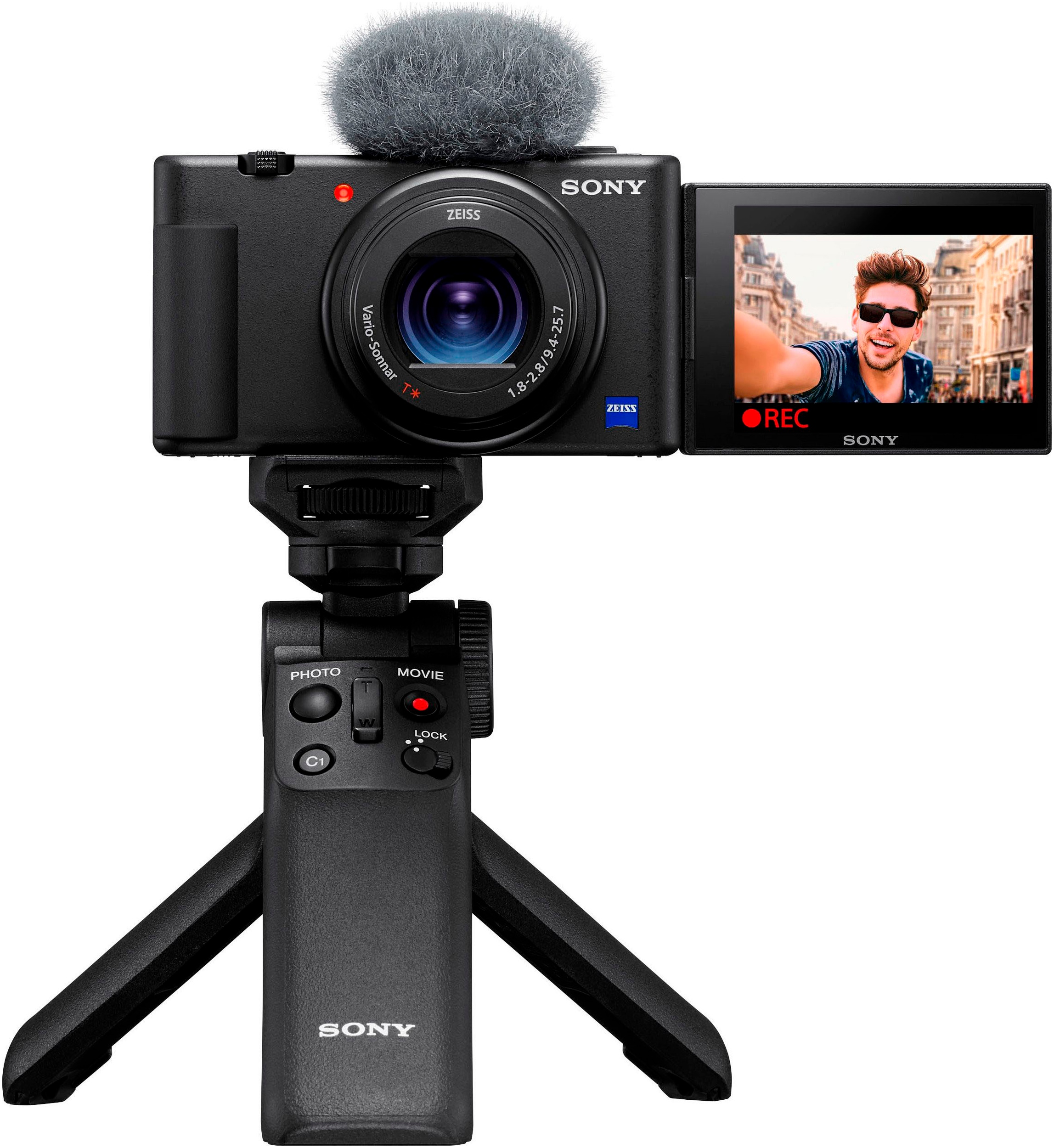 Sony Kompaktkamera »ZV-1« vielseitigen 24-70-mm , 20,1 , 2,7 fach fach x opt. Zoom , Bluetooth