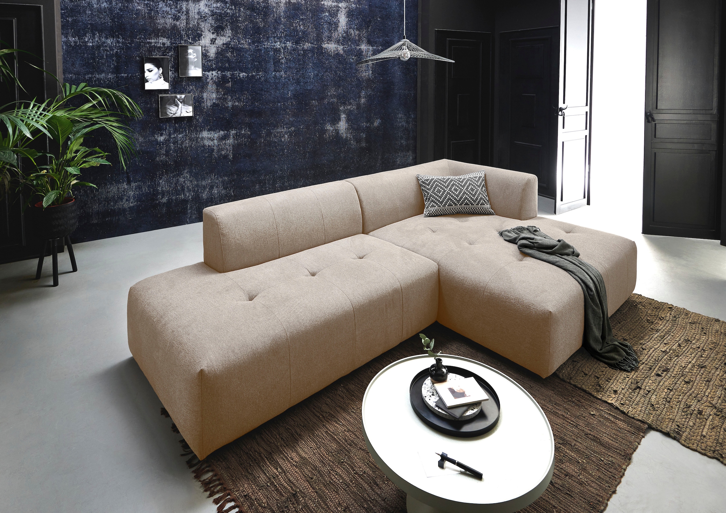 Image of ATLANTIC home collection 3-Sitzer "Leonardo" Ottomane mit XXL-Liegefläche