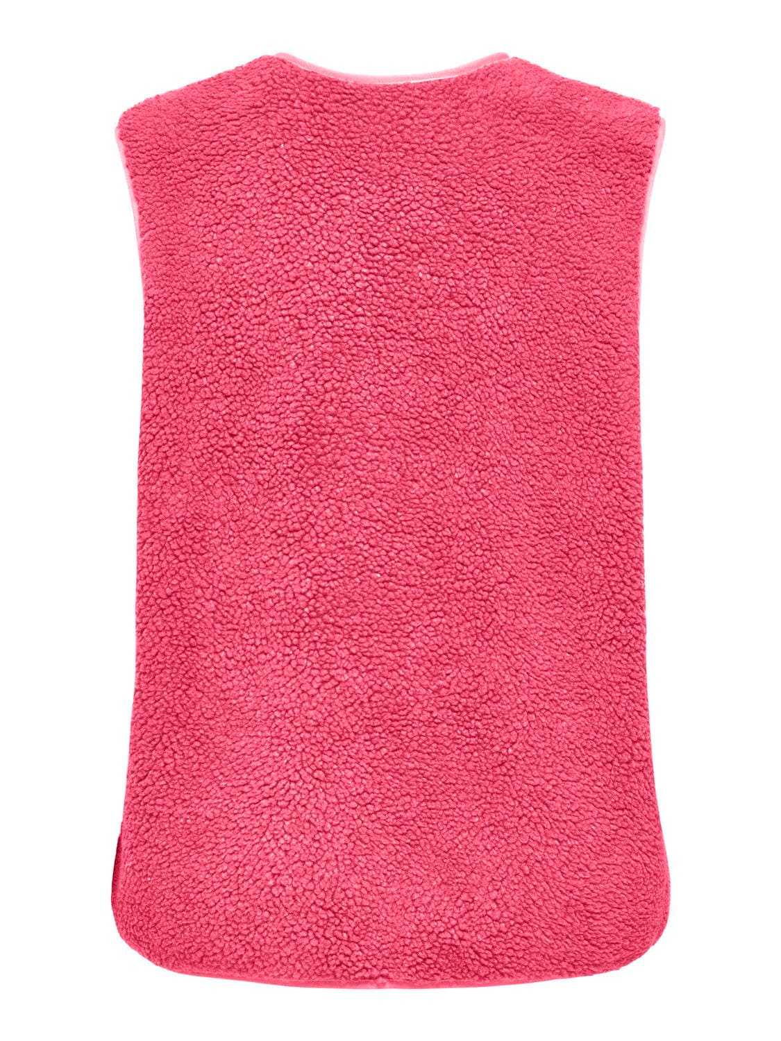 ONLY Gilet en peluche »ONLBABY LIFE TEDDY VEST PNT CS« Kunstfaser Plüsch