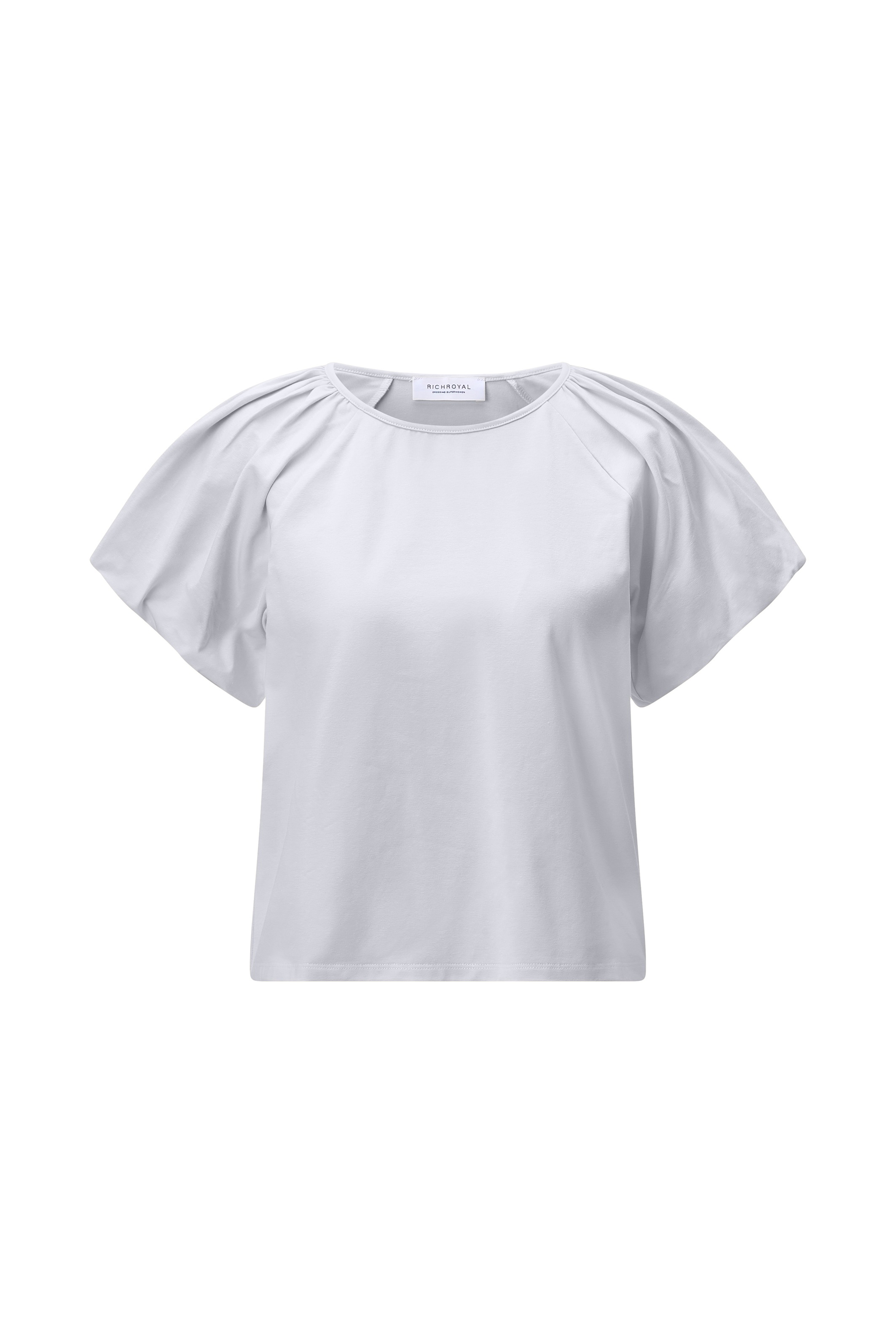 RICHROYAL T-shirt Coupe régulière avec manches ballon
