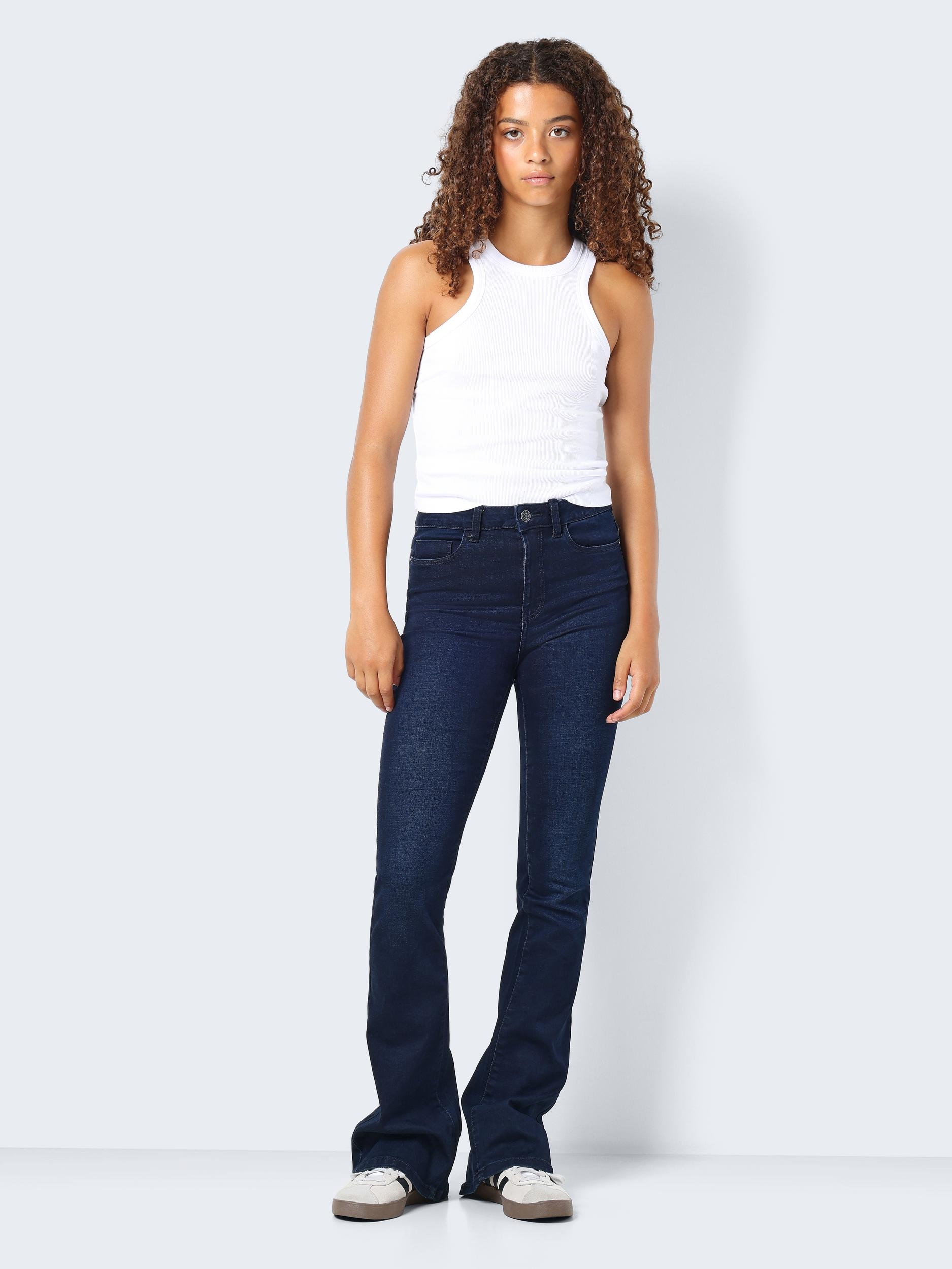 Noisy may Bootcut-Jeans »NMSALLIE HW FLARE JEANS VI241DB NOOS«
