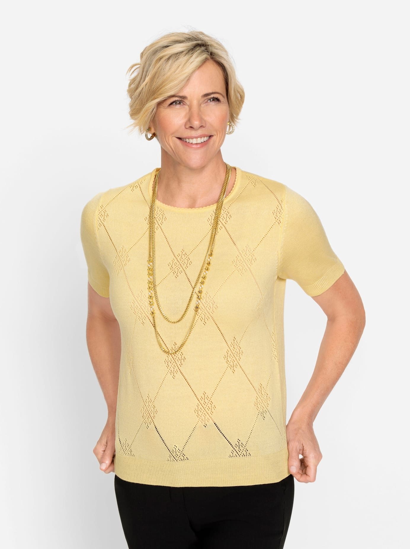 Classic Kurzarmpullover »Pullover«