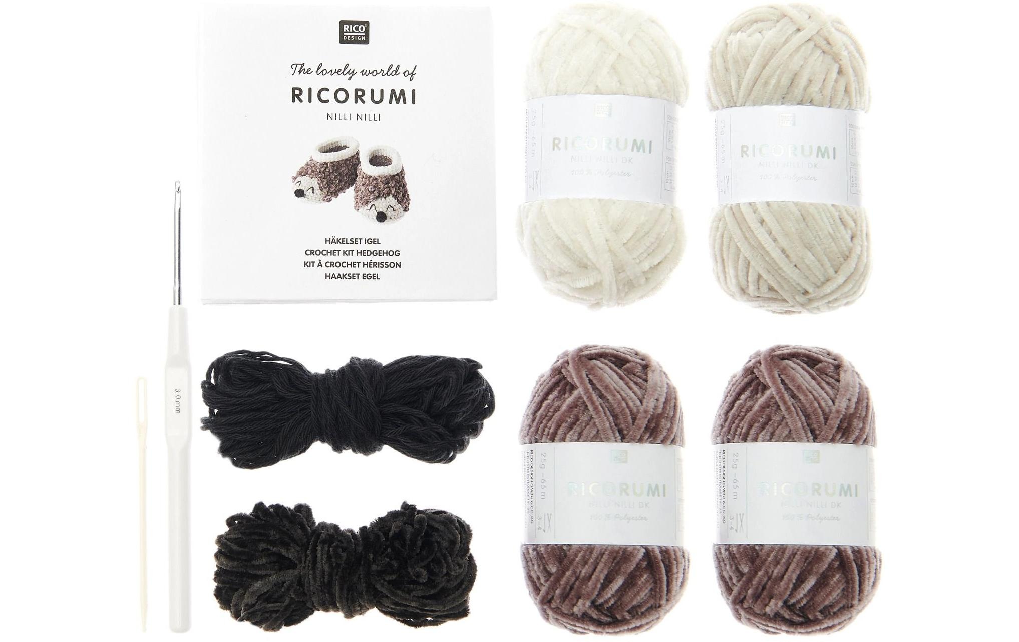 Rico-Design Verlag Kreativset »Ricorumi Babyschuhe, Igel«
