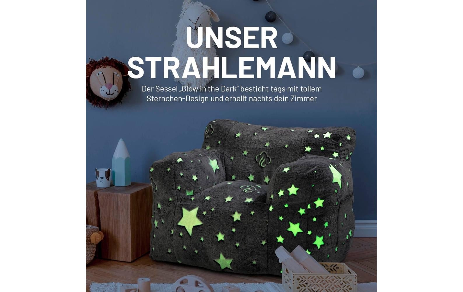 Lumaland Sessel »Glow in the Dark«
