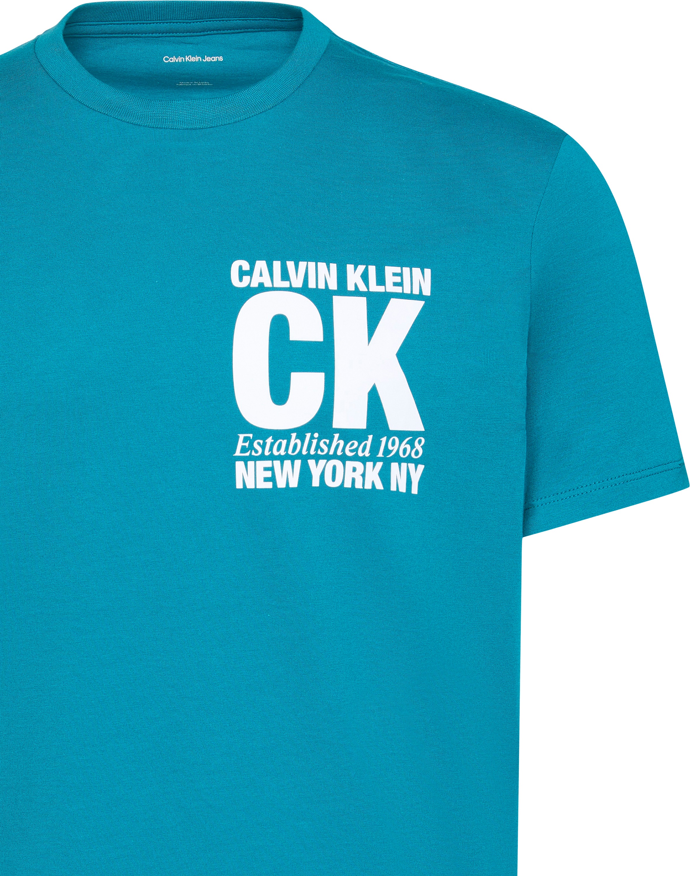 Calvin Klein T-Shirt Regular fit, mit Rundhalsausschnitt