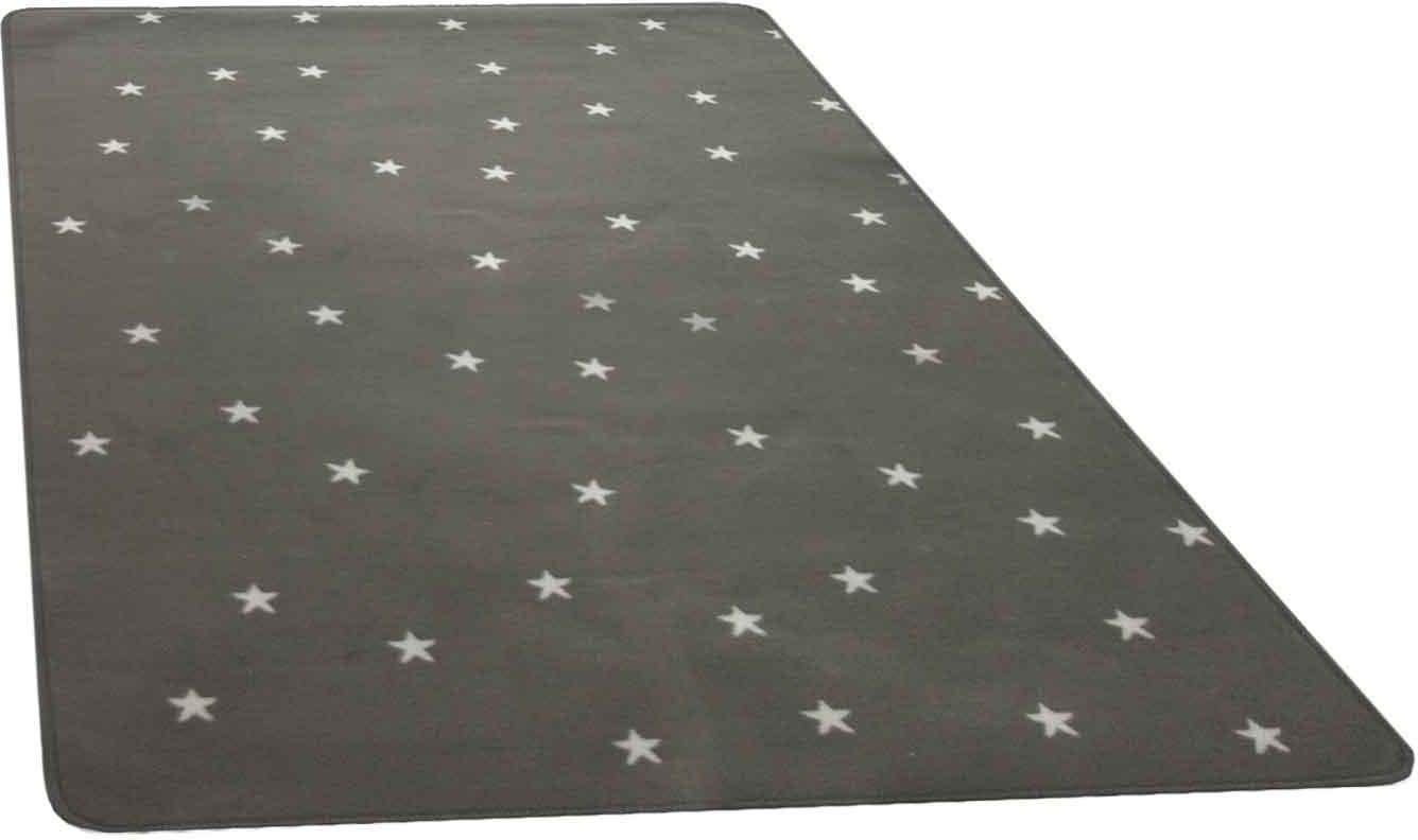 Image of Primaflor-Ideen in Textil Kinderteppich "STELLA, Made in Belgium" rechteckig 5 mm Höhe Motiv Sterne, Kinderzimmer