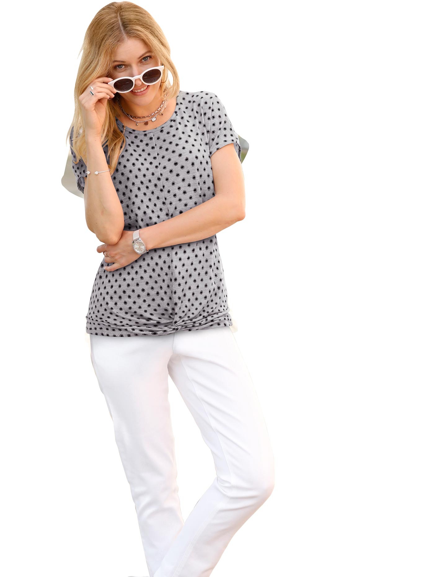 Image of Ambria Rundhalsshirt »Shirt«, (1 tlg.) bei Ackermann Versand Schweiz