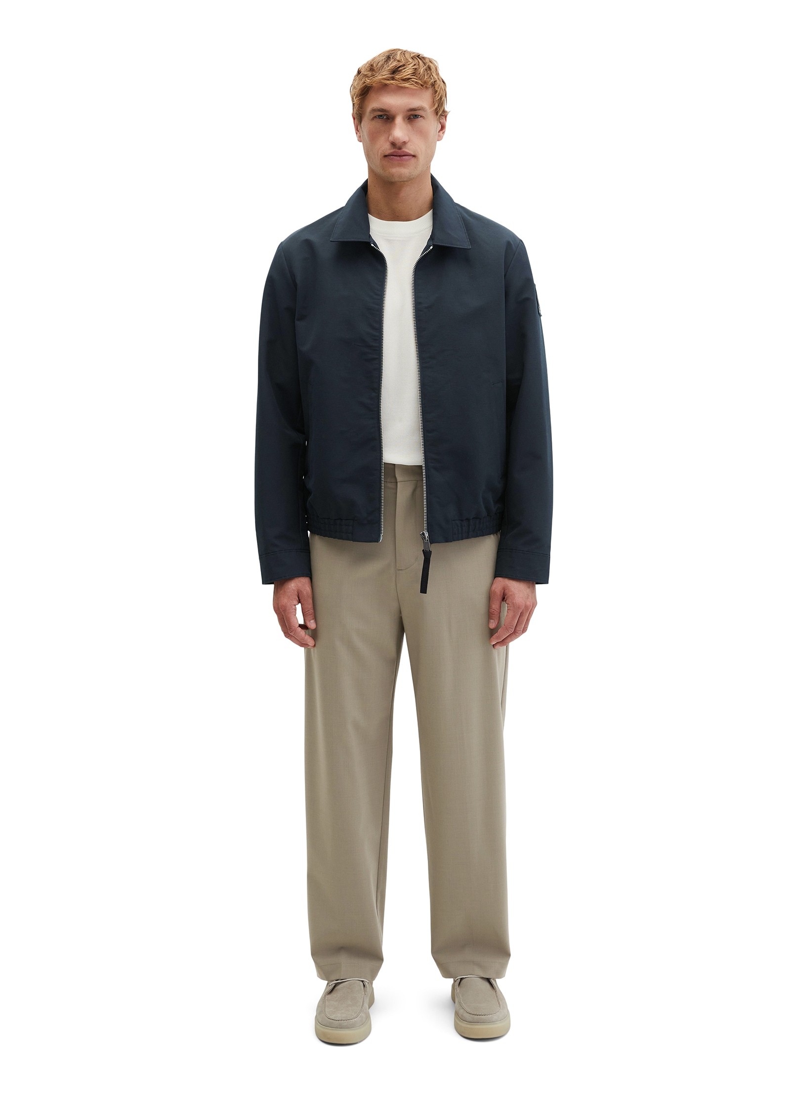 Marc O'Polo Canvasjacke »DFB Travel Collection« aus wasserabweisendem Bio-Baumwoll-Canvas