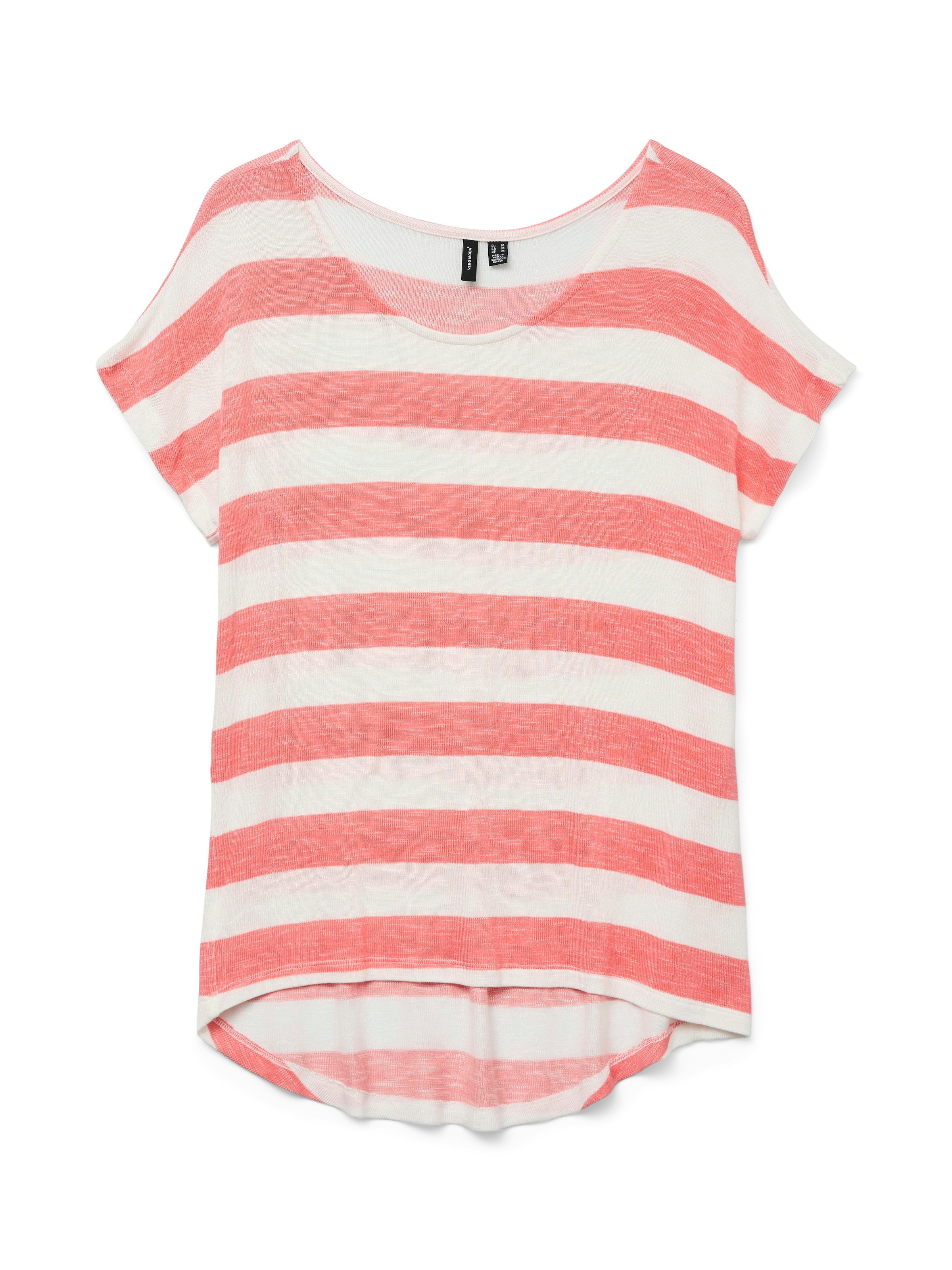 Vero Moda T-shirt à manches courtes »VMWIDE STRIPE SL TOP GA JRS NOOS« Viskosemischung