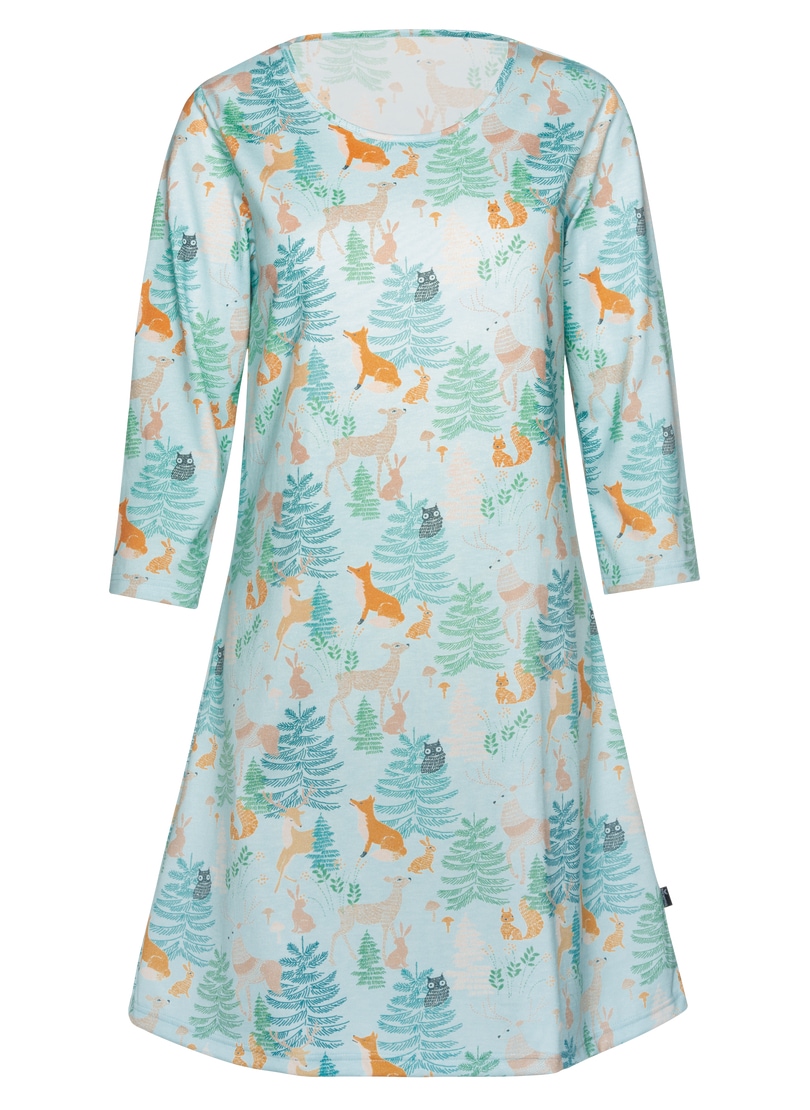 Trigema Nachthemd »TRIGEMA Nachthemd mit Allover-Print« 1 Stk. tlg.