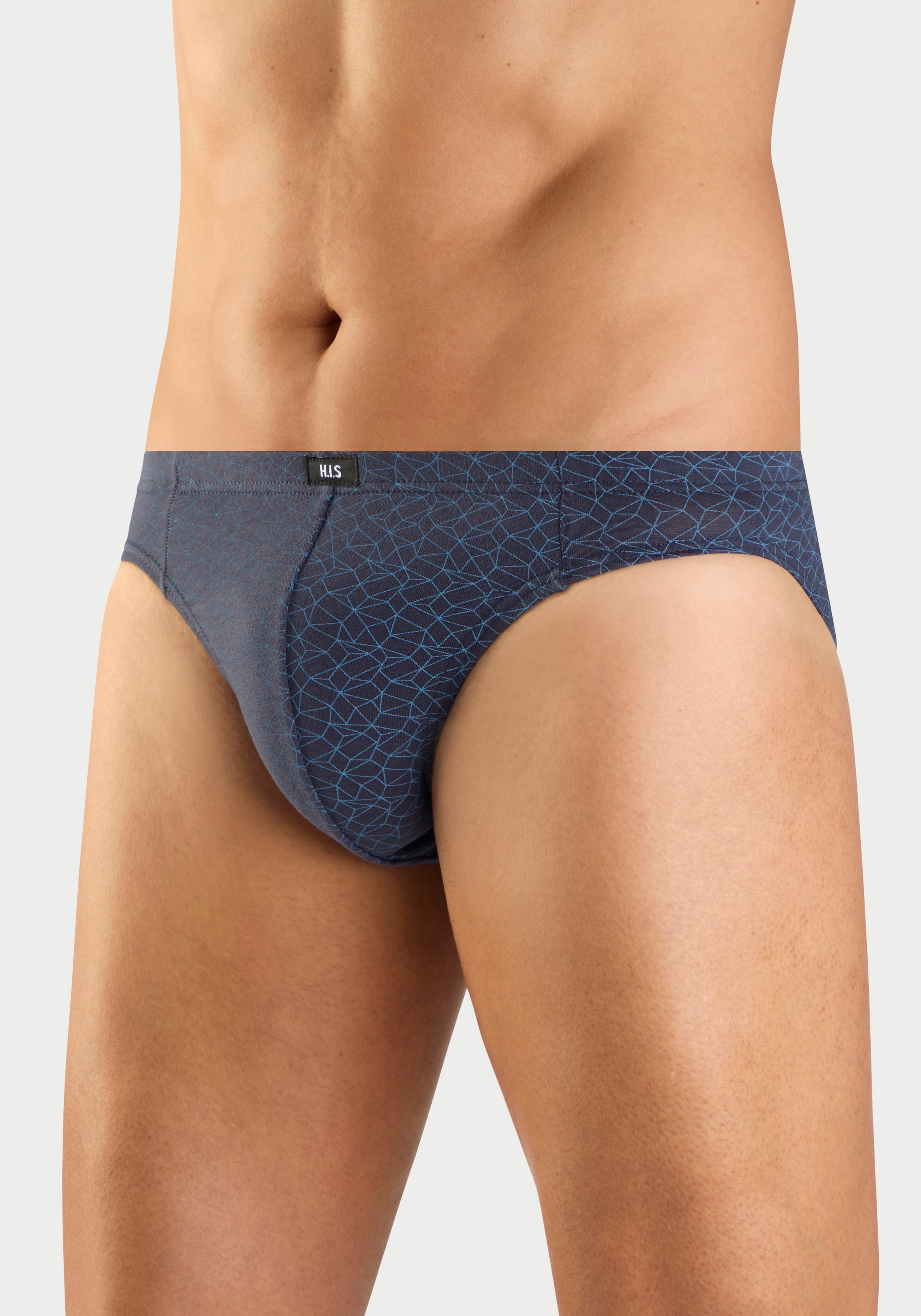 H.I.S Slip »Männer Unterhose« Paquet, 10 cuis in bedruckter Baumwollqualität