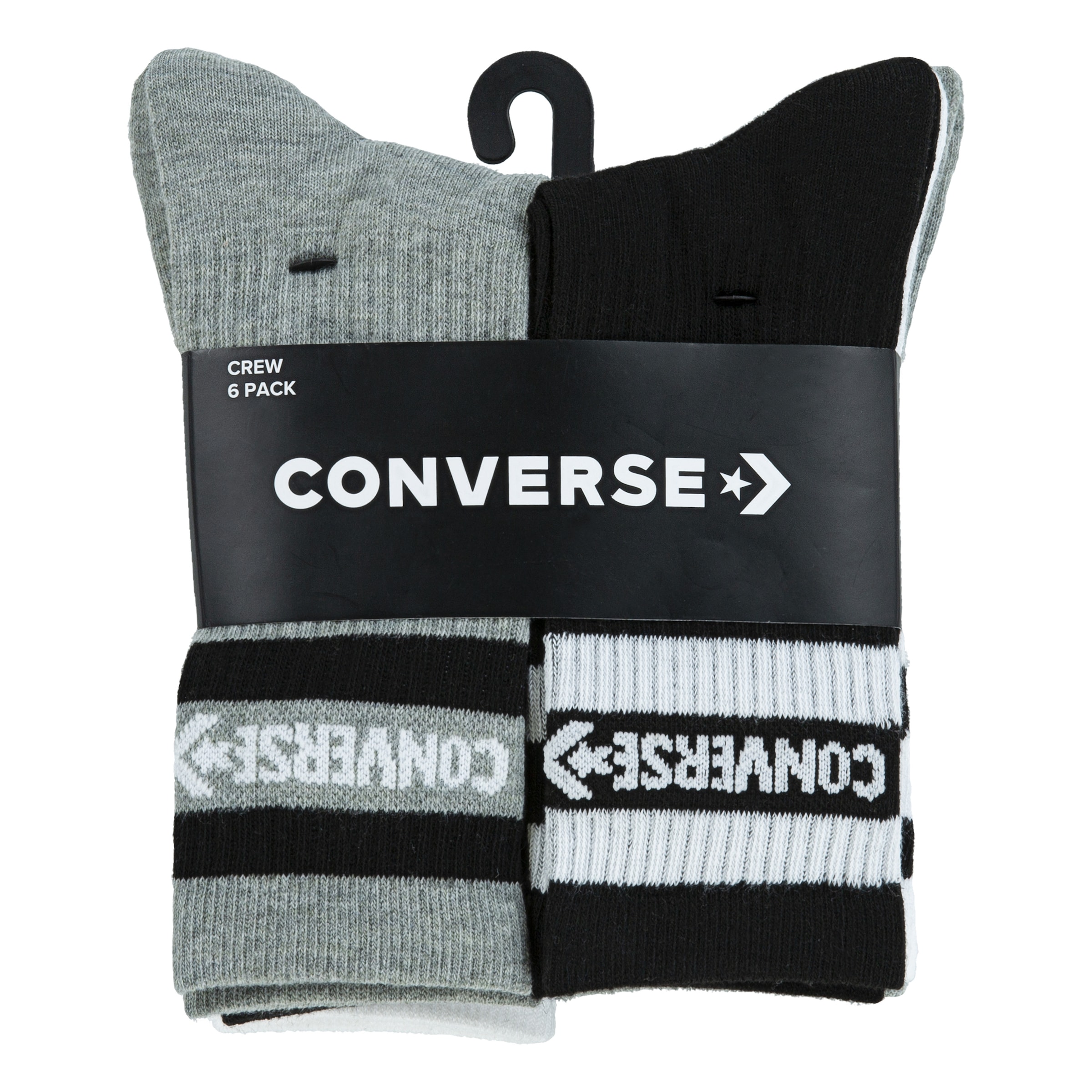 Converse Socken »CHN BASIC WORDMARK CREW 6PK«, (6 Paar), für Kinder