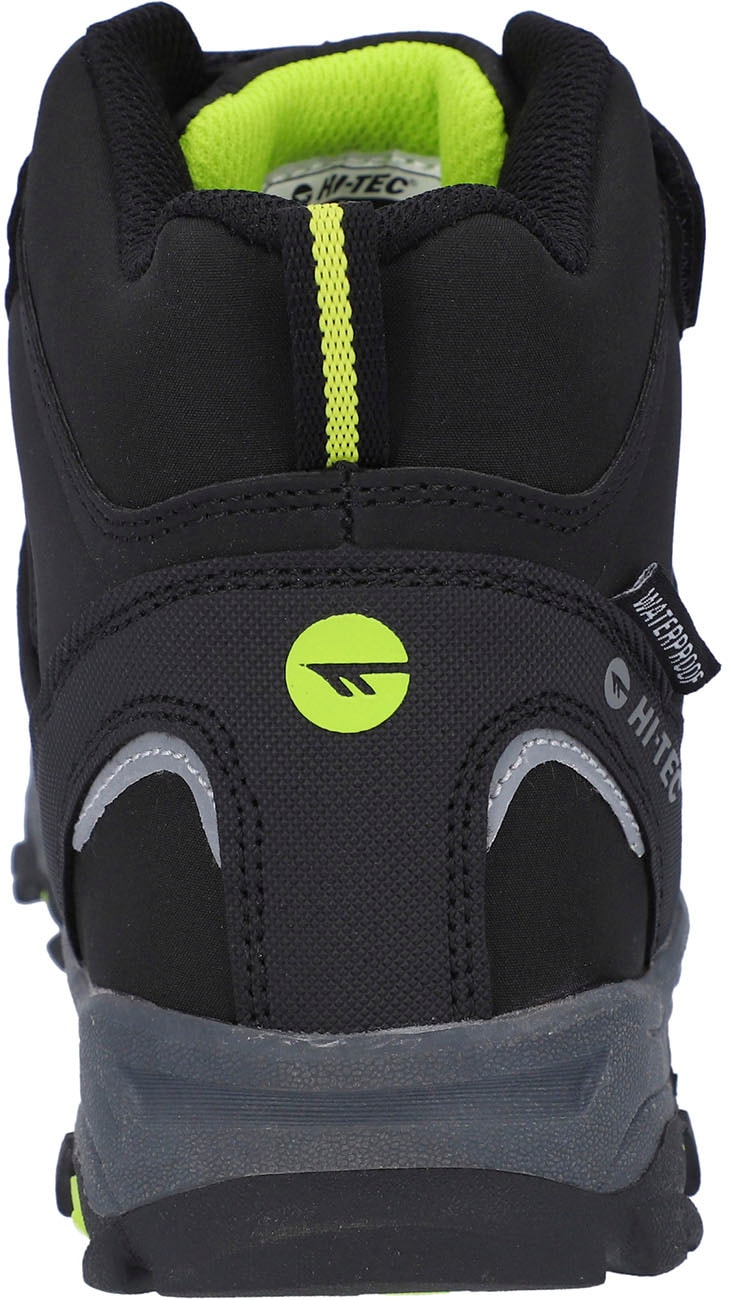Hi-Tec Outdoorschuh »Hi-Tec Blackout Mid Wp Jr«, Klett-/Schnürkombination, wasserdicht
