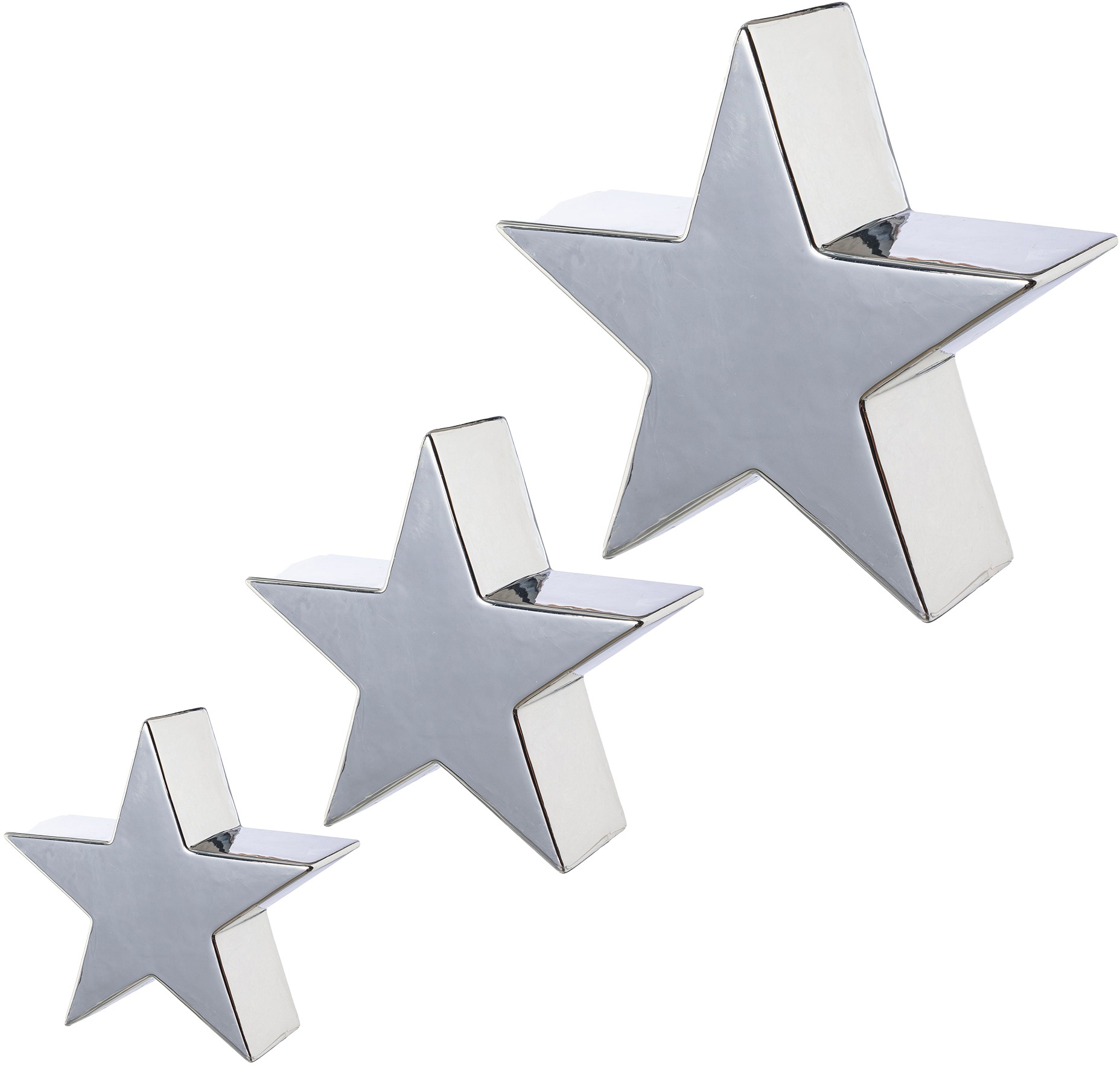 Image of Creativ home Dekostern, (3 St.), aus Porzellan bei Ackermann Versand Schweiz